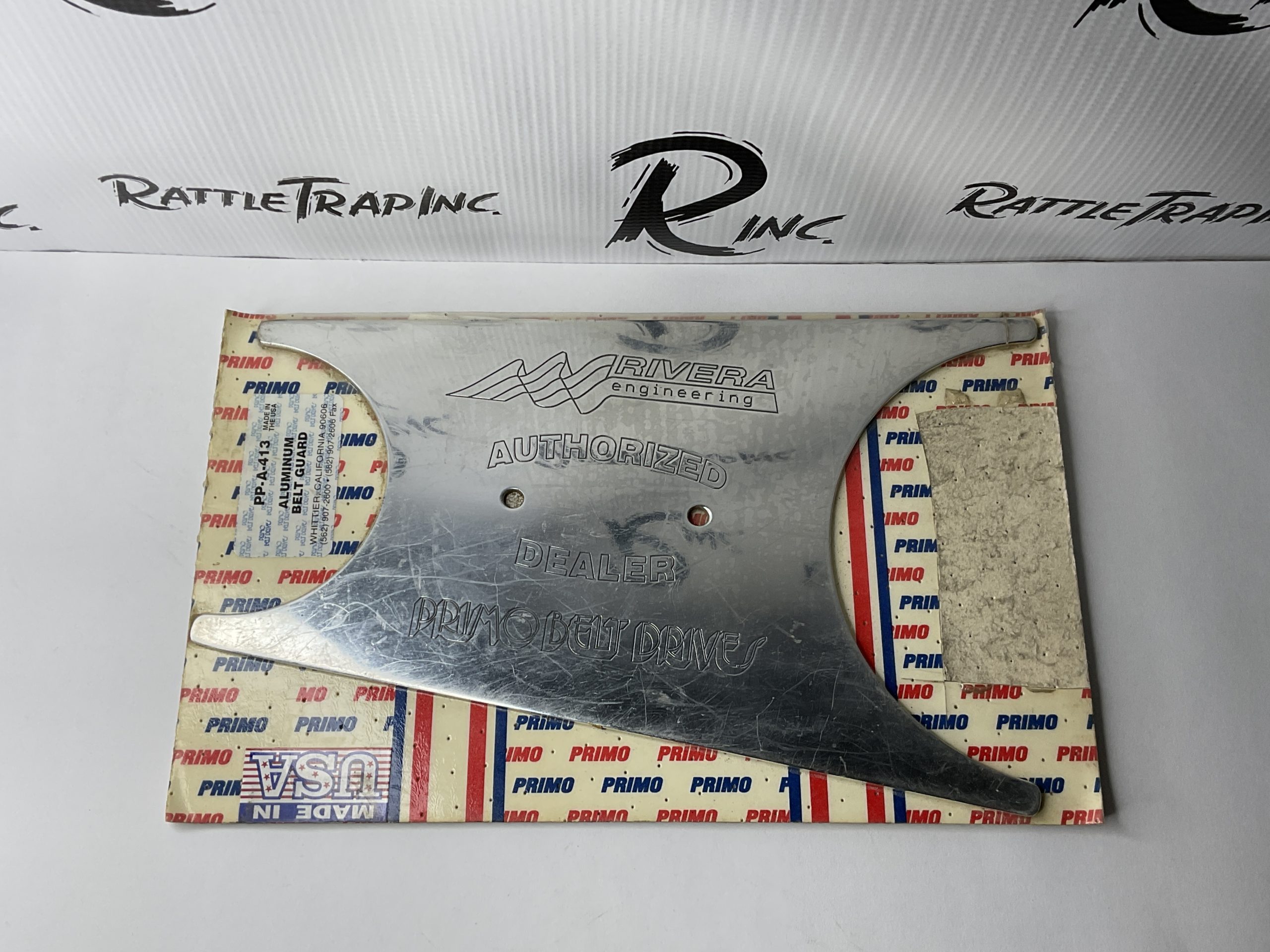 Aluminum Belt Guard for Harley Davidson Part No: PP-A-413 “NOS”, “Stock No: 150”