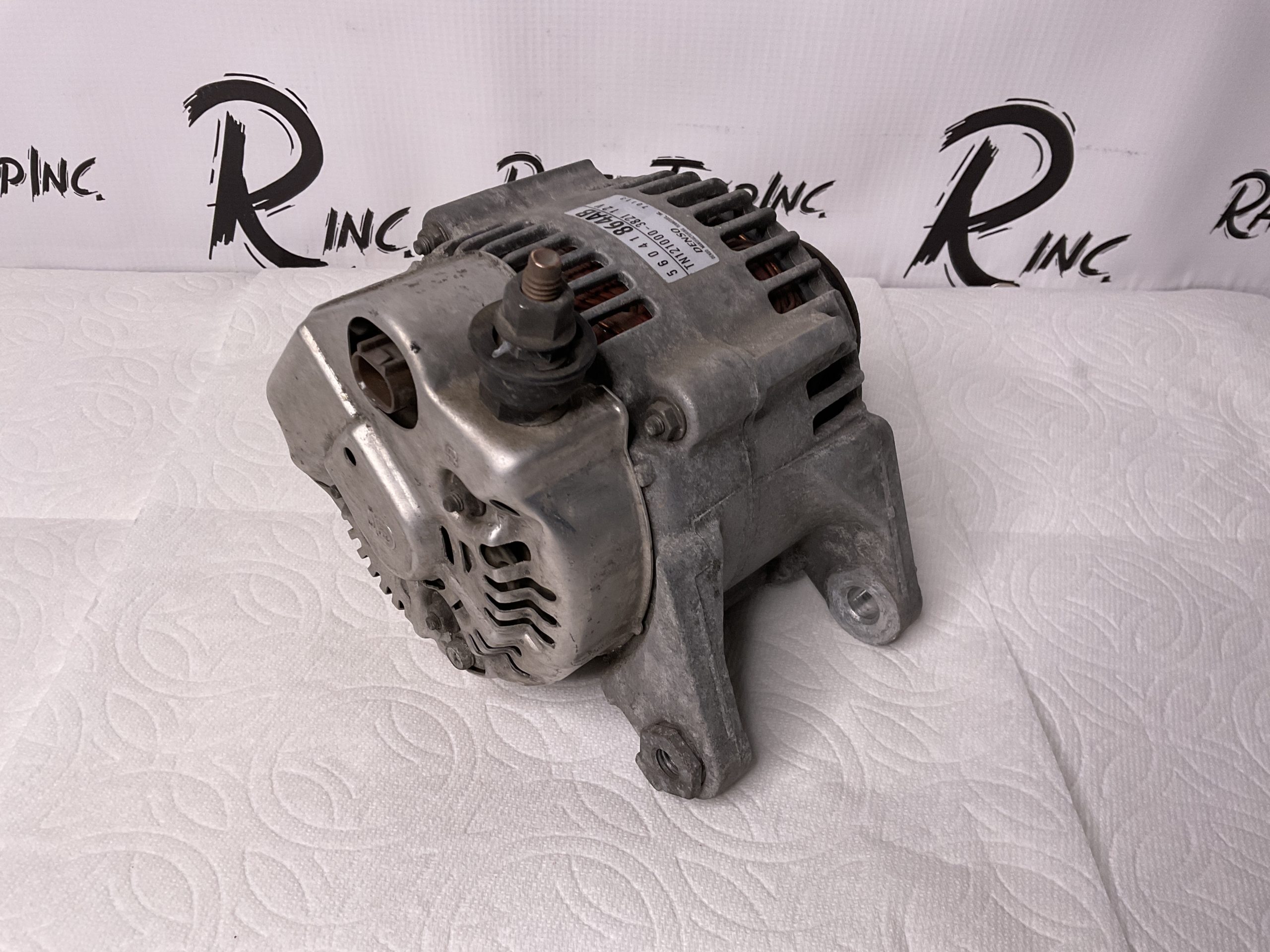 2005 Jeep Rubicon 4.0 Denso Alternator TN121000-3821 12V, 56041, 864AB, 70113 “Used”, “Stock No: 164”