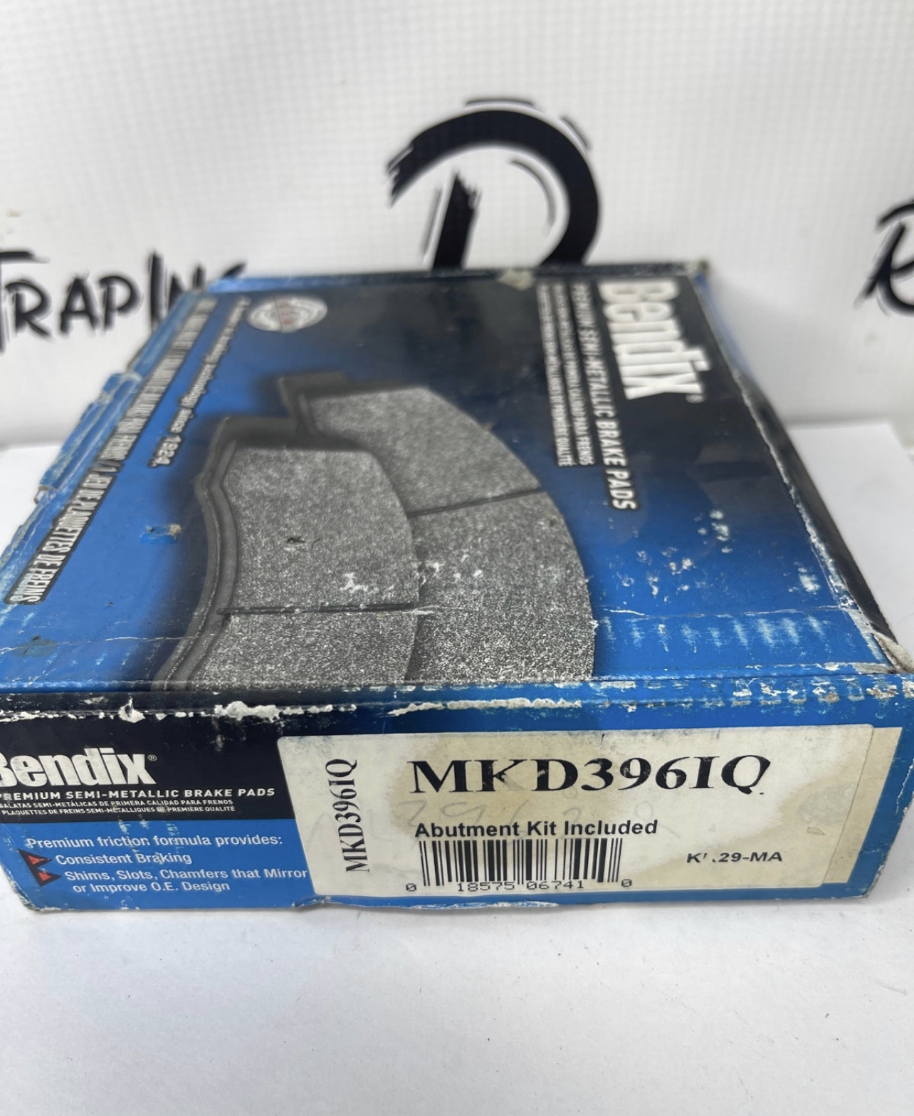 Bendix Ceramic Brake Pads MKD396IQ “NOS”, “Stock No: 226”