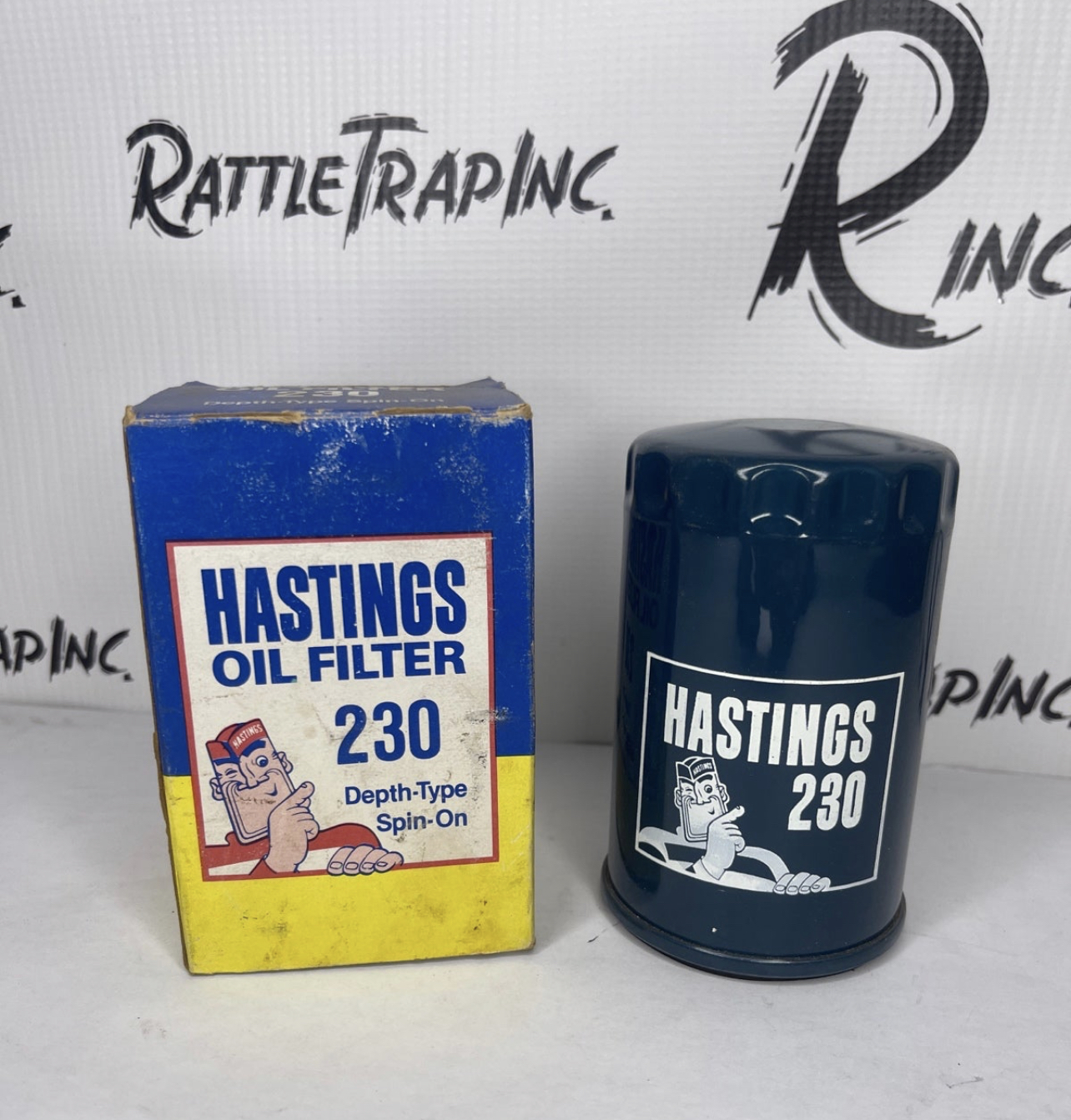 Vintage Hastings Oil Filter Part# 230 “NOS”, “Stock Number 249”