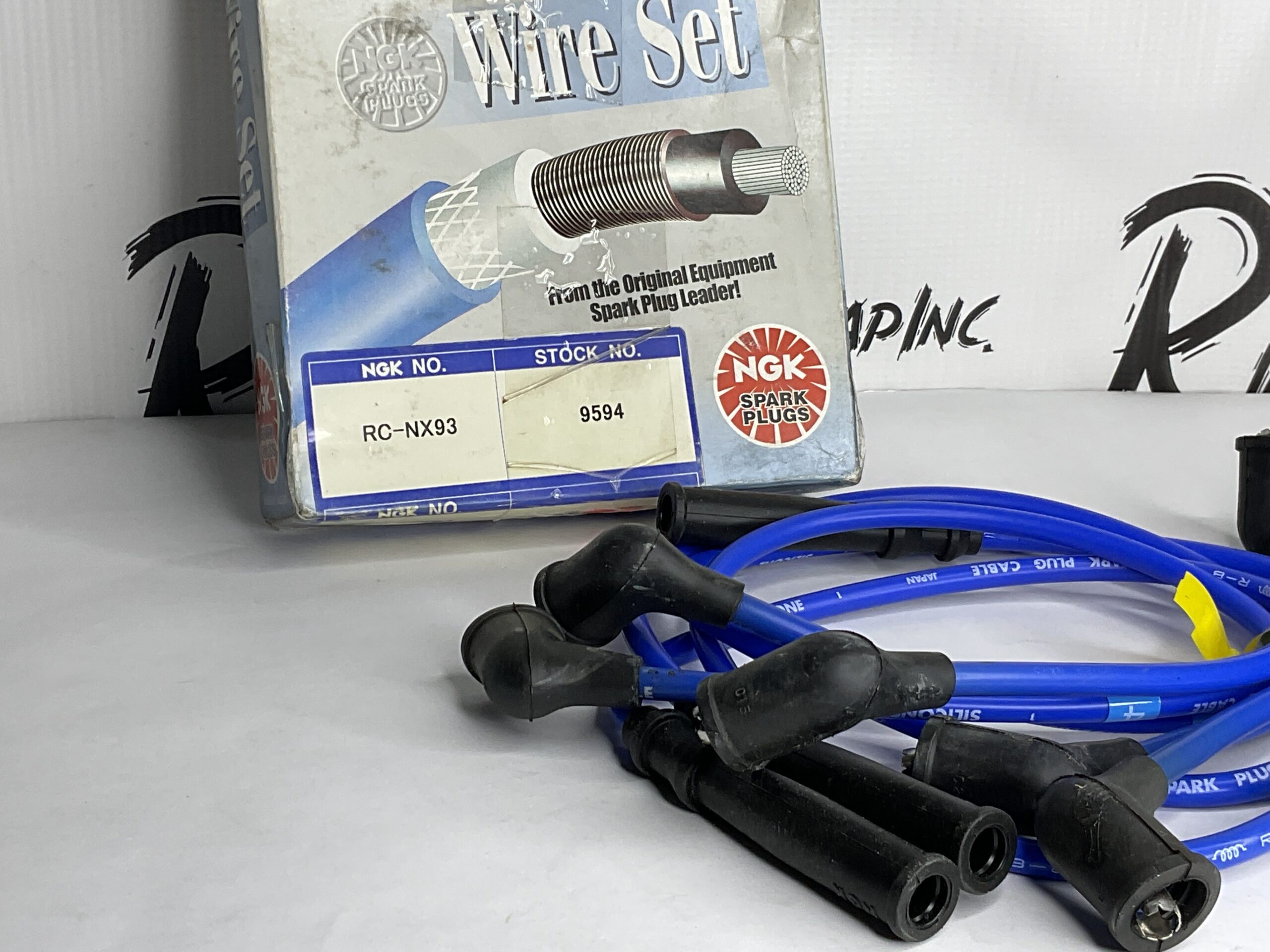 NGK Spark Plug Wire Set Part# RC-NX93, 9594 “NOS”, “Stock No: 242”