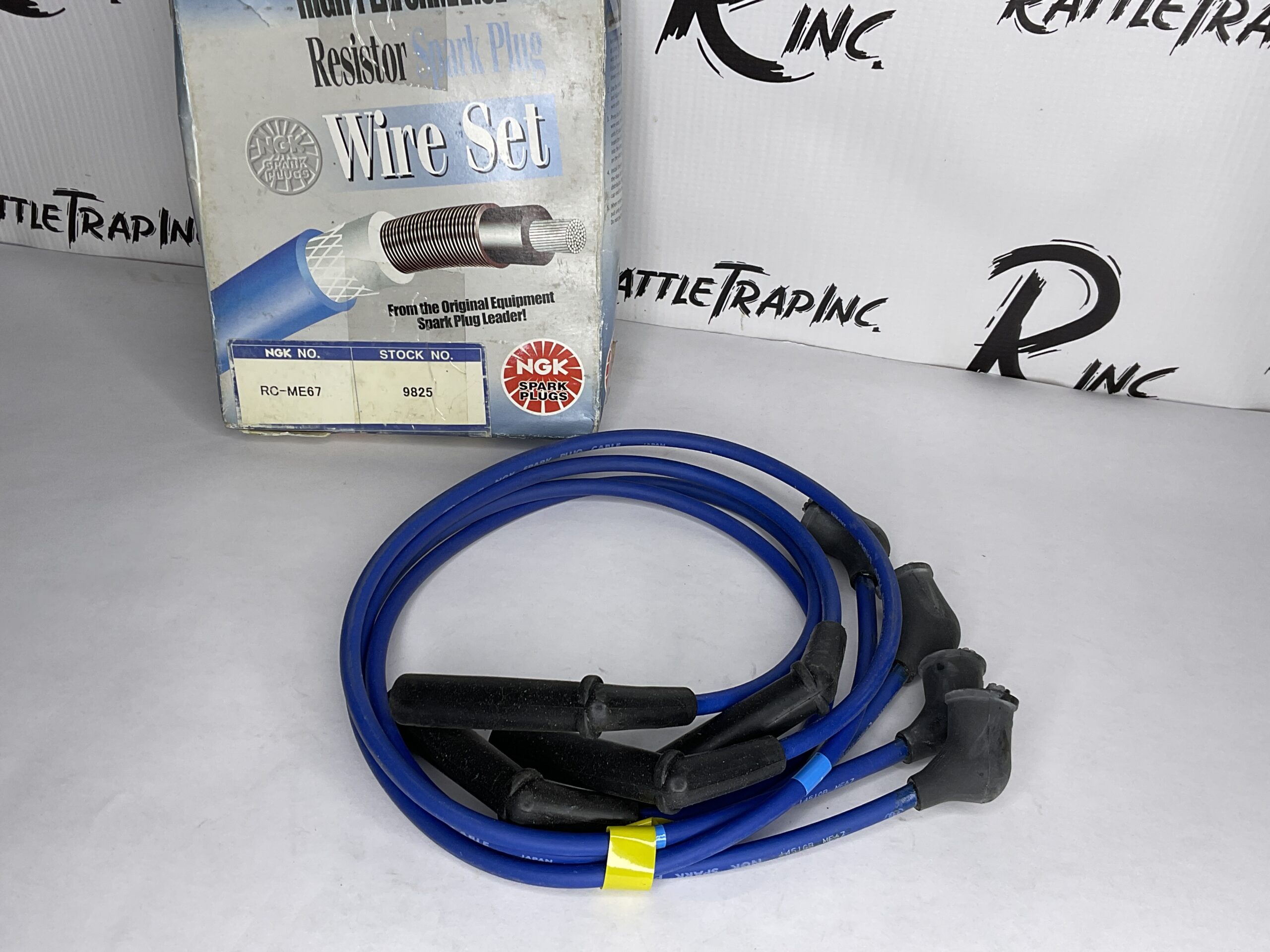 NGK Spark Plug Wire Set Part# RC-ME67, 9825 “NOS”, “Stock No: 244”