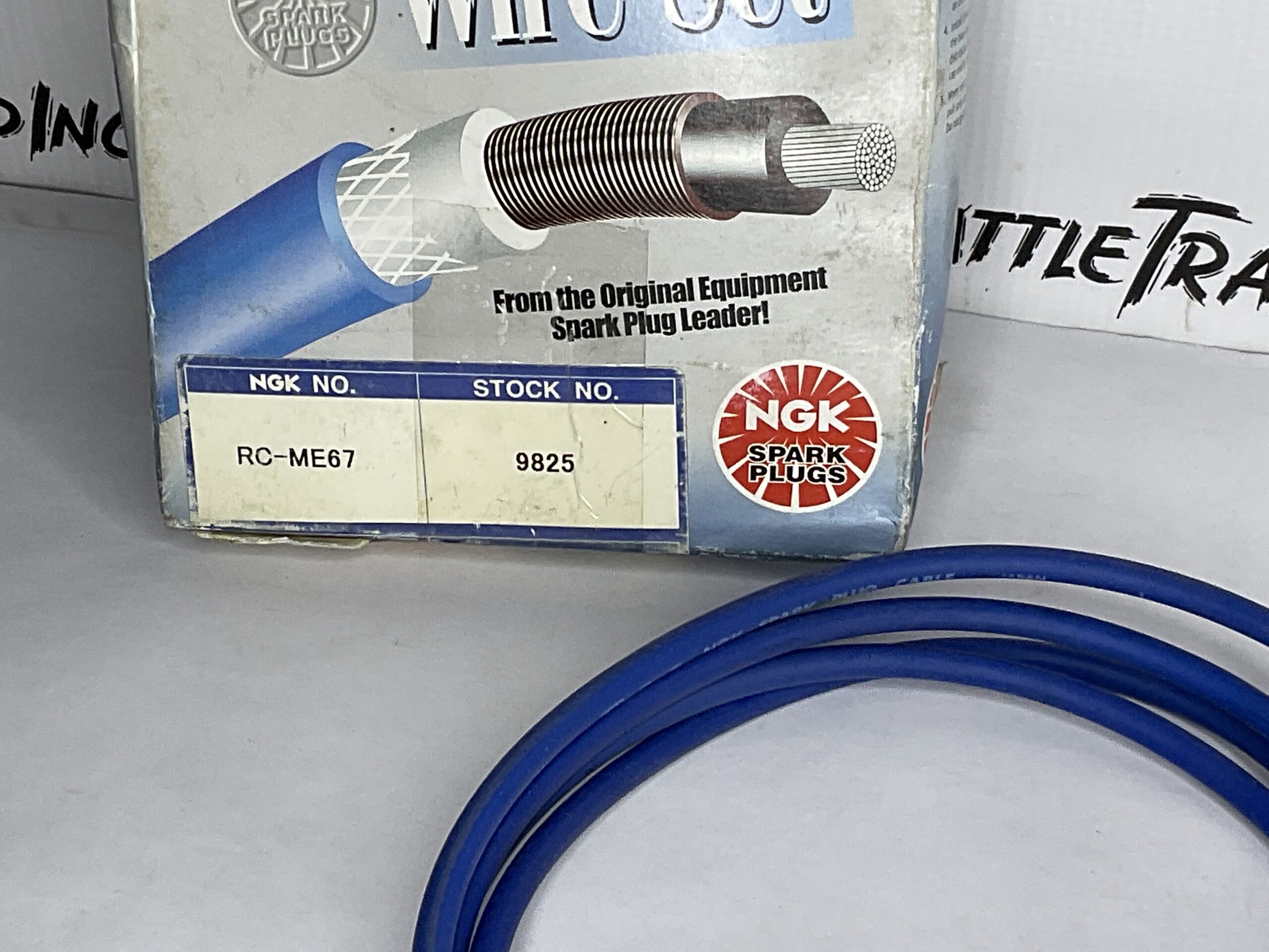 NGK Spark Plug Wire Set Part# RC-ME67, 9825 “NOS”, “Stock No: 244”