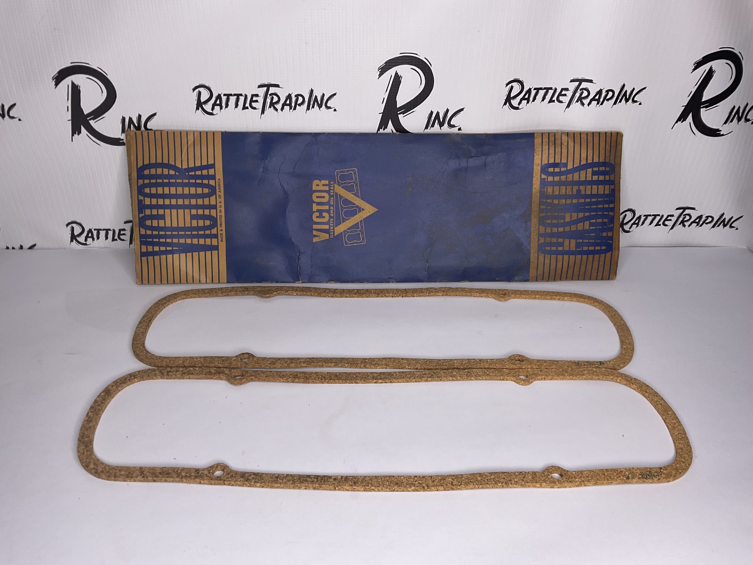 Vintage Victor 1955-57 Pontiac Valve Cover Gaskets Part No: VS-38099 “NOS, Stock No: 261