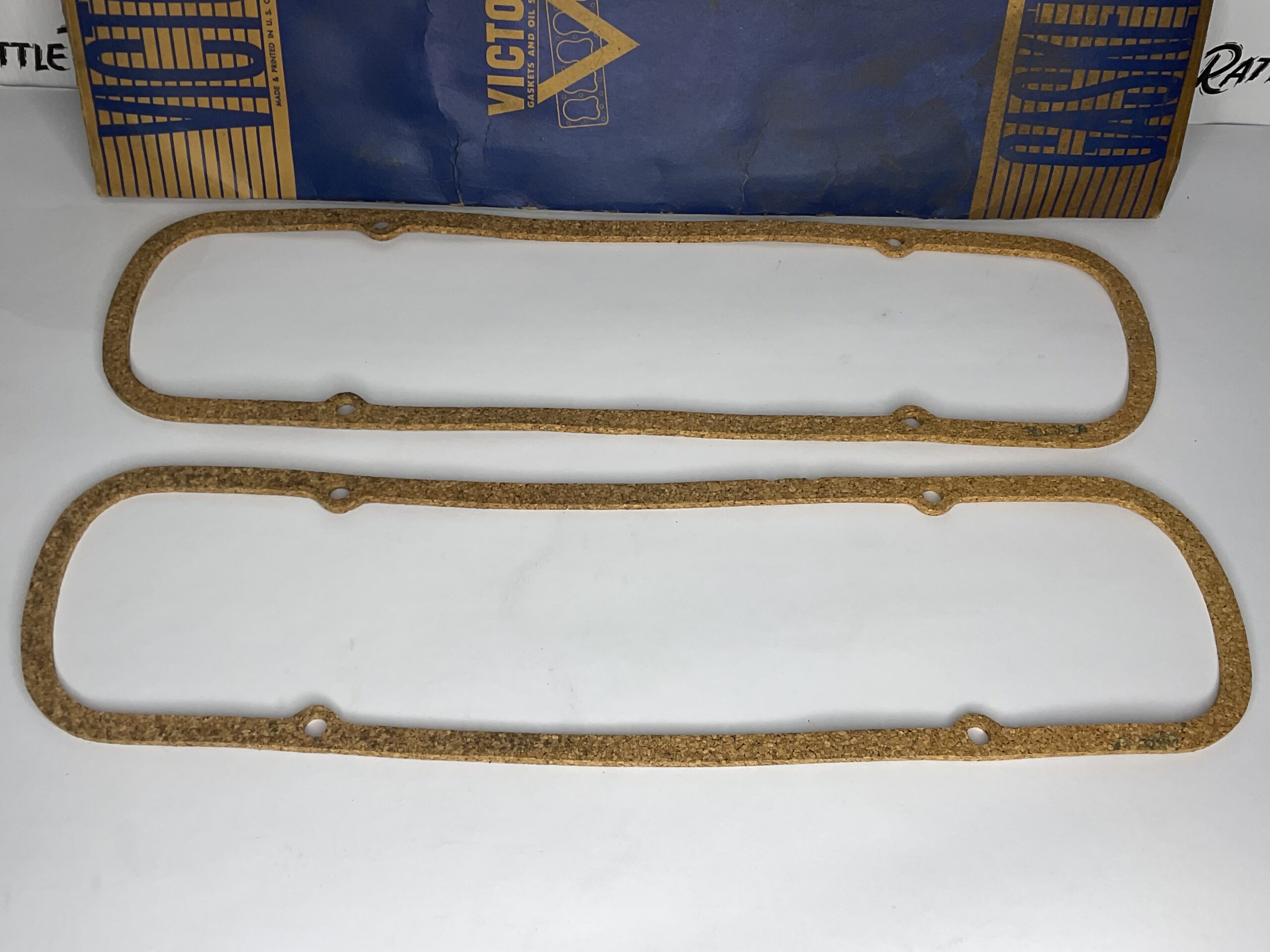 Vintage Victor 1955-57 Pontiac Valve Cover Gaskets Part No: VS-38099 “NOS, Stock No: 261