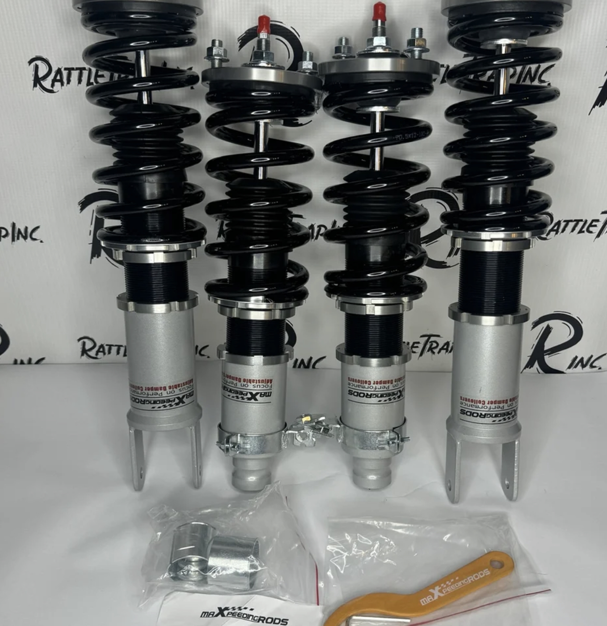 Maxpeedingrods Tuning Full Coilovers Kit Suspensions Shocks Damper Adjustable compatible for Honda Civic 1988-1991 EC ED EE EF (S) “New Open Box, Stock No: 279”