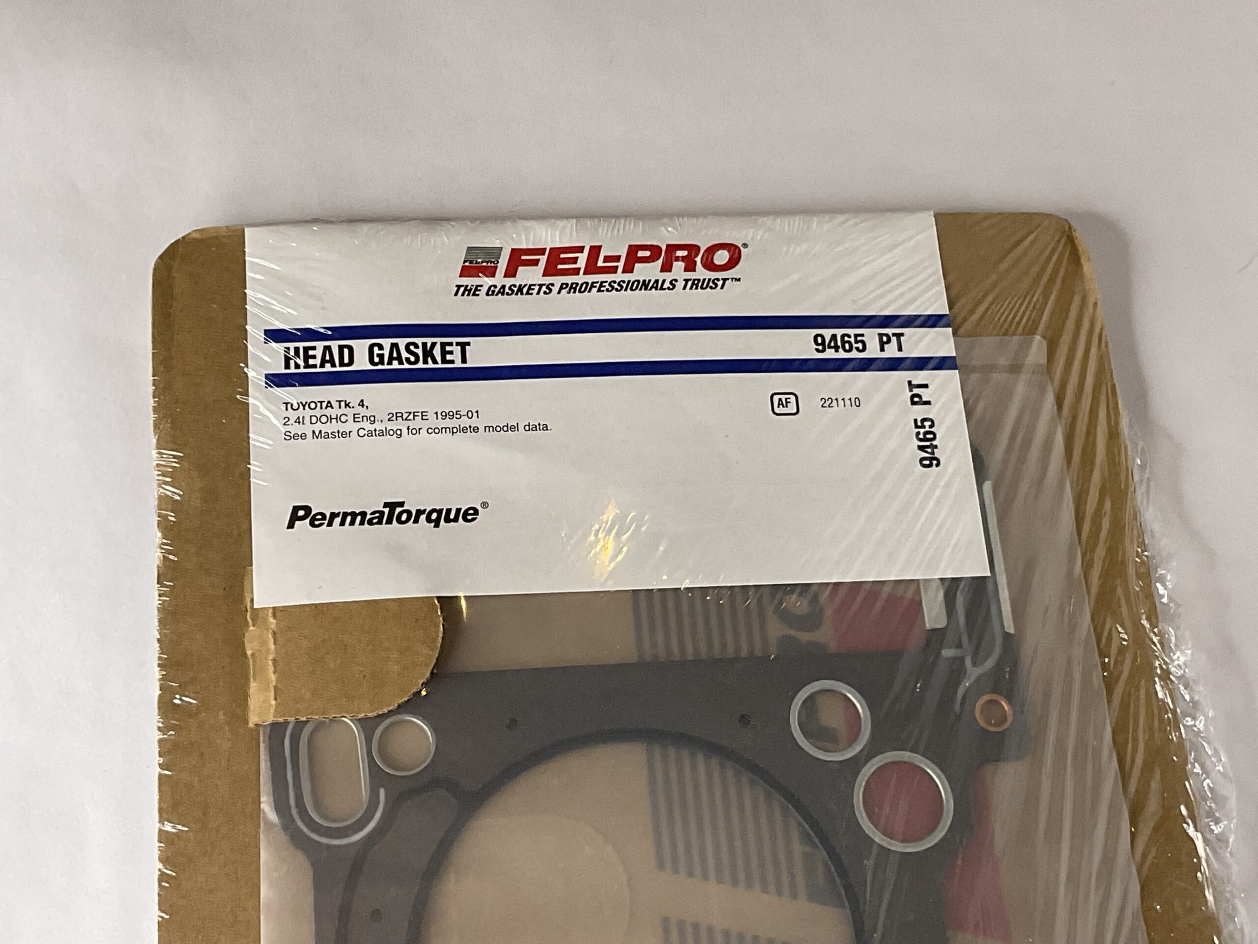 Toyota 2.4L DOHC 1995-01 Head Gasket Part No: 9465 PT “Stock No: 334”