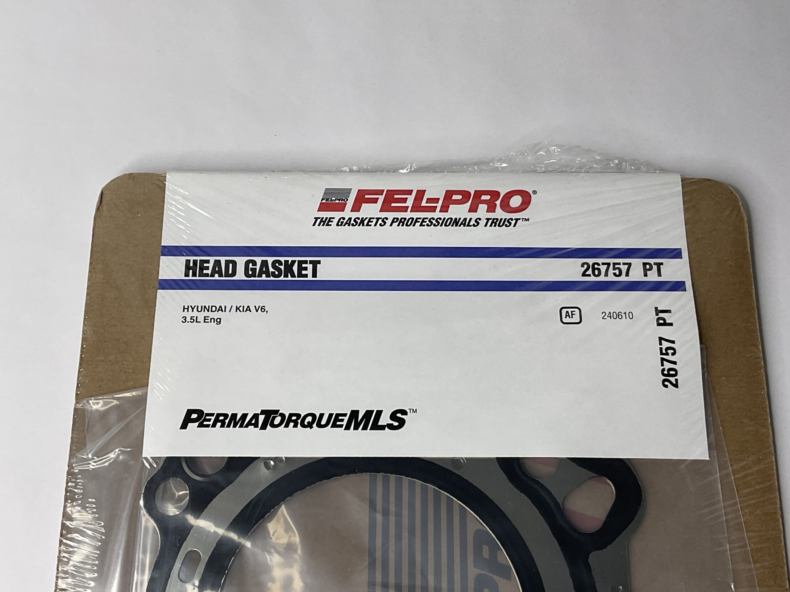 Fel-Pro Head Gasket Hyundai/Kia 3.5L V6 Part No: 26757 PT “New, Stock No: 397”