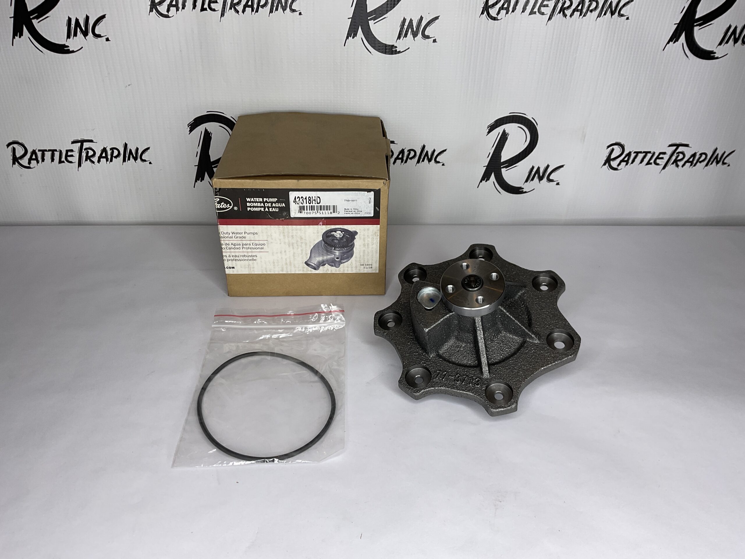 Gates Heavy Duty Water Pump Part No: 42318HD International “New, Stock No: 378”
