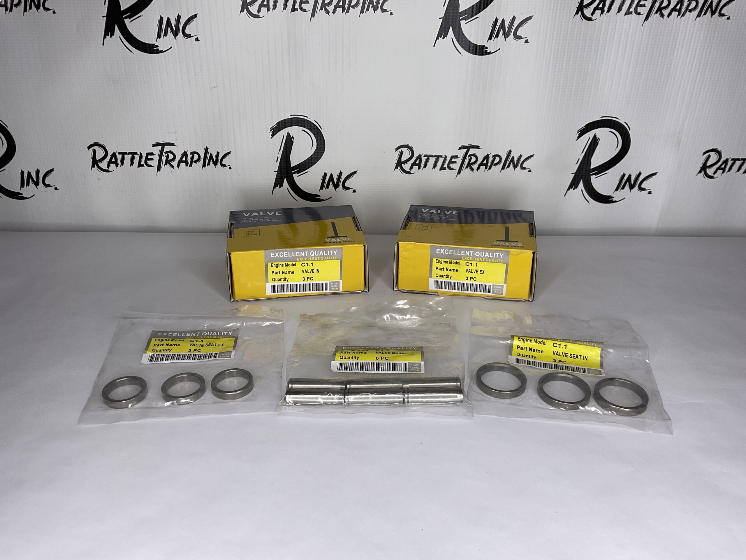 Caterpillar C1.1 Intake Valves, Exhaust Valves, Seats, and Valve Guides “New, Stock No: 380