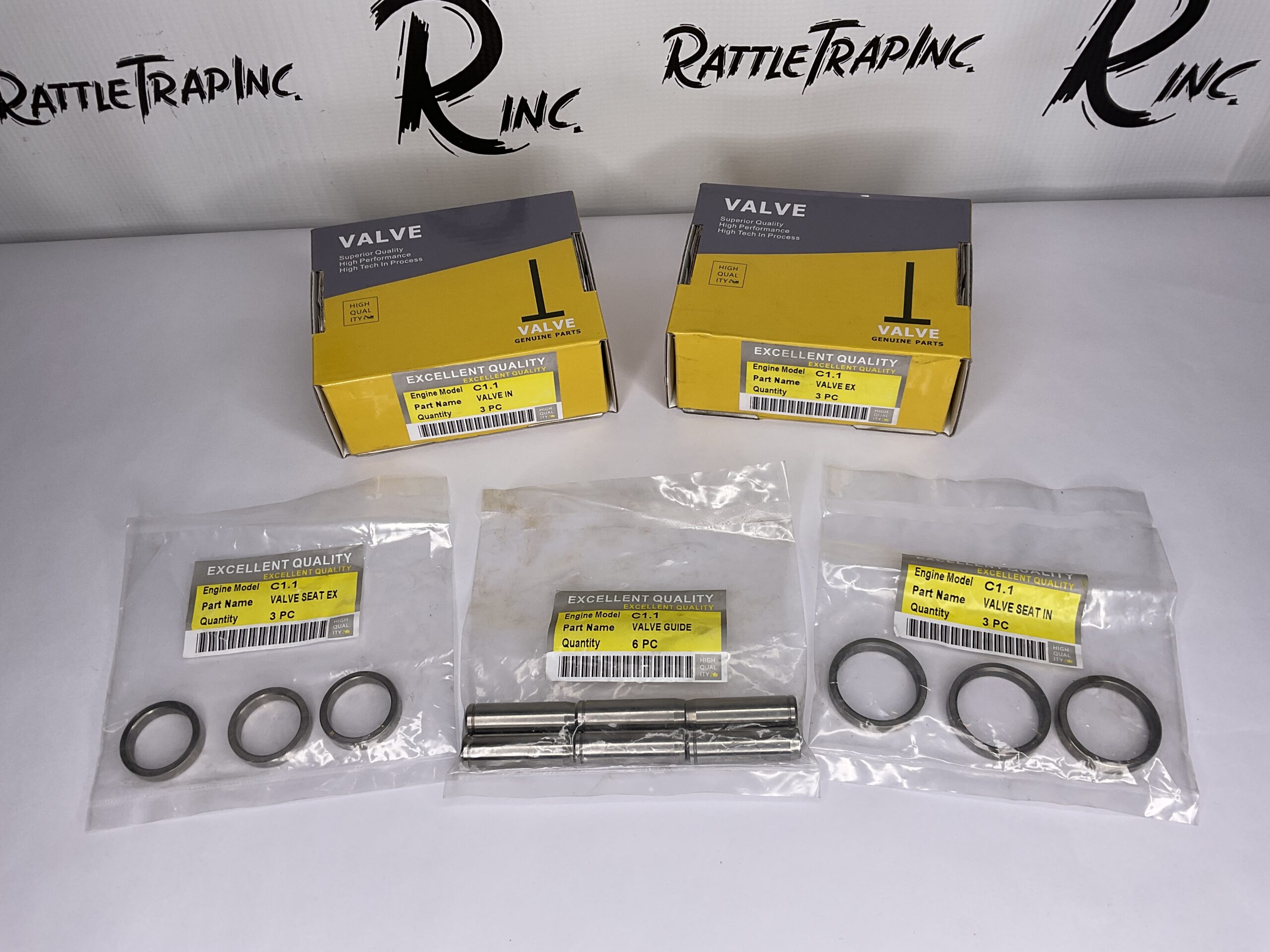 Caterpillar C1.1 Intake Valves, Exhaust Valves, Seats, and Valve Guides “New, Stock No: 380