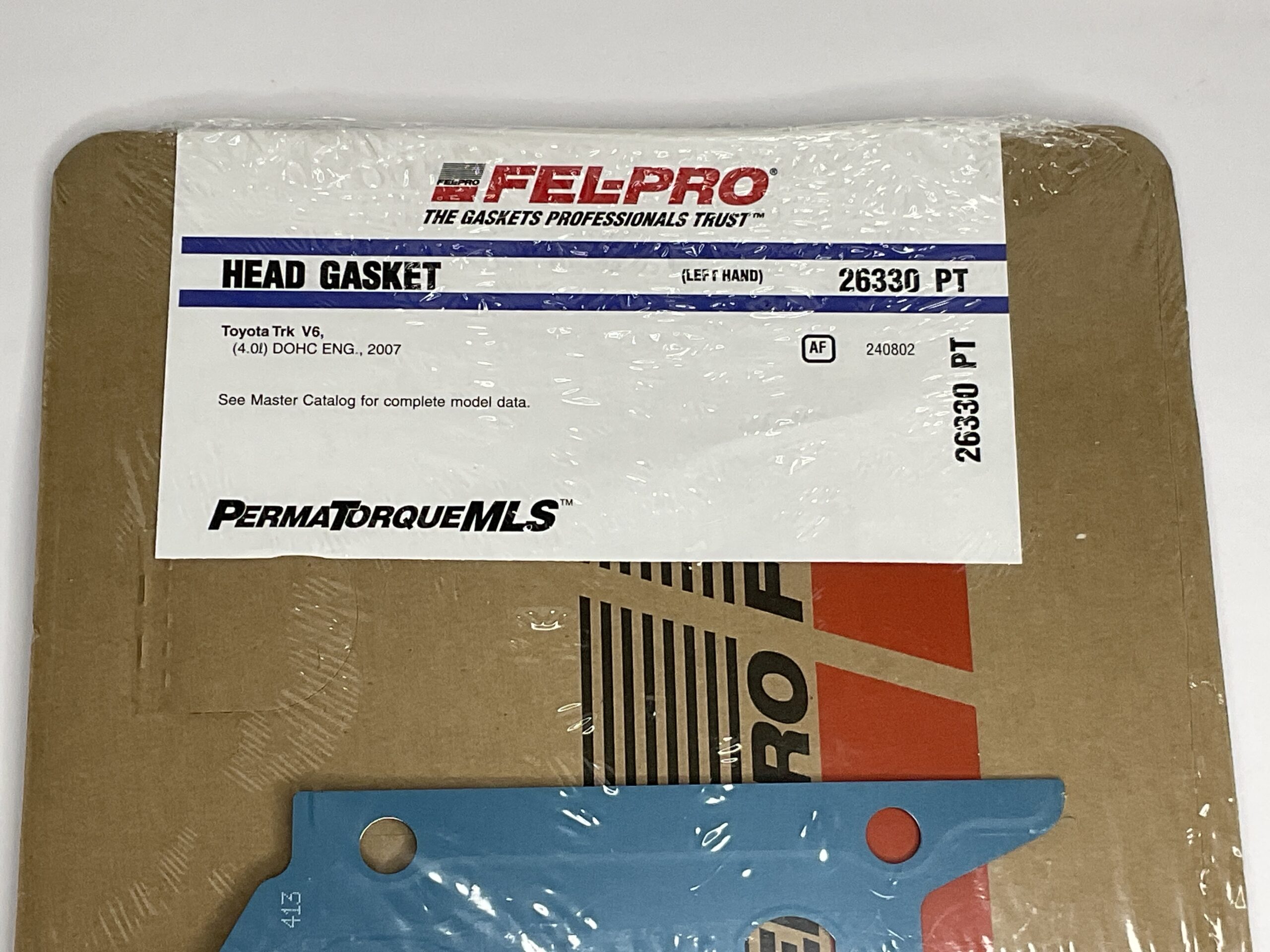 Fel-Pro Head Gasket Toyota 4.0L Part No: 26330 PT “New, Stock No: 486”