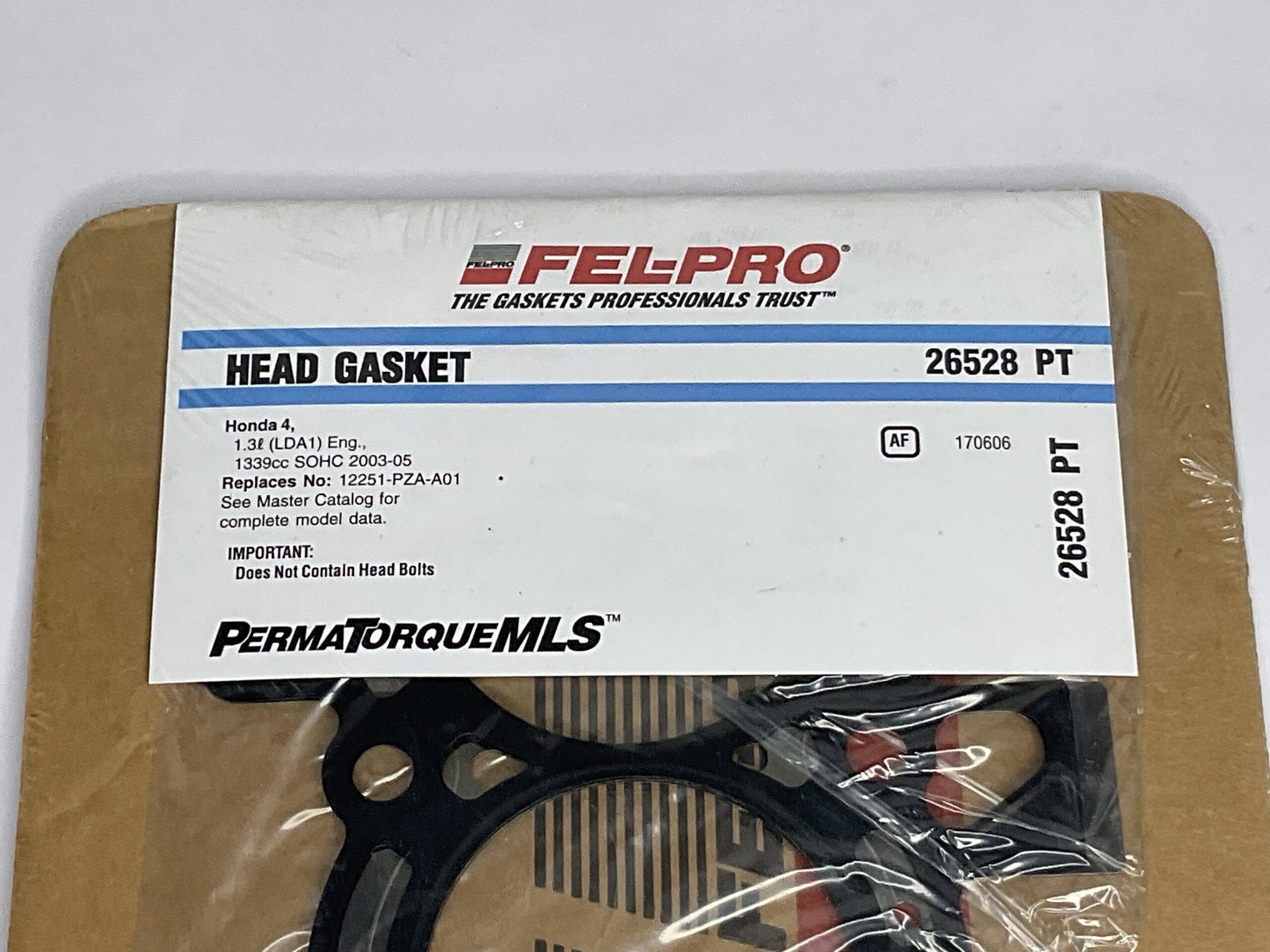 Fel-Pro Head Gasket Honda 1.3L Part No: 26528 PT “New, Stock No: 487”