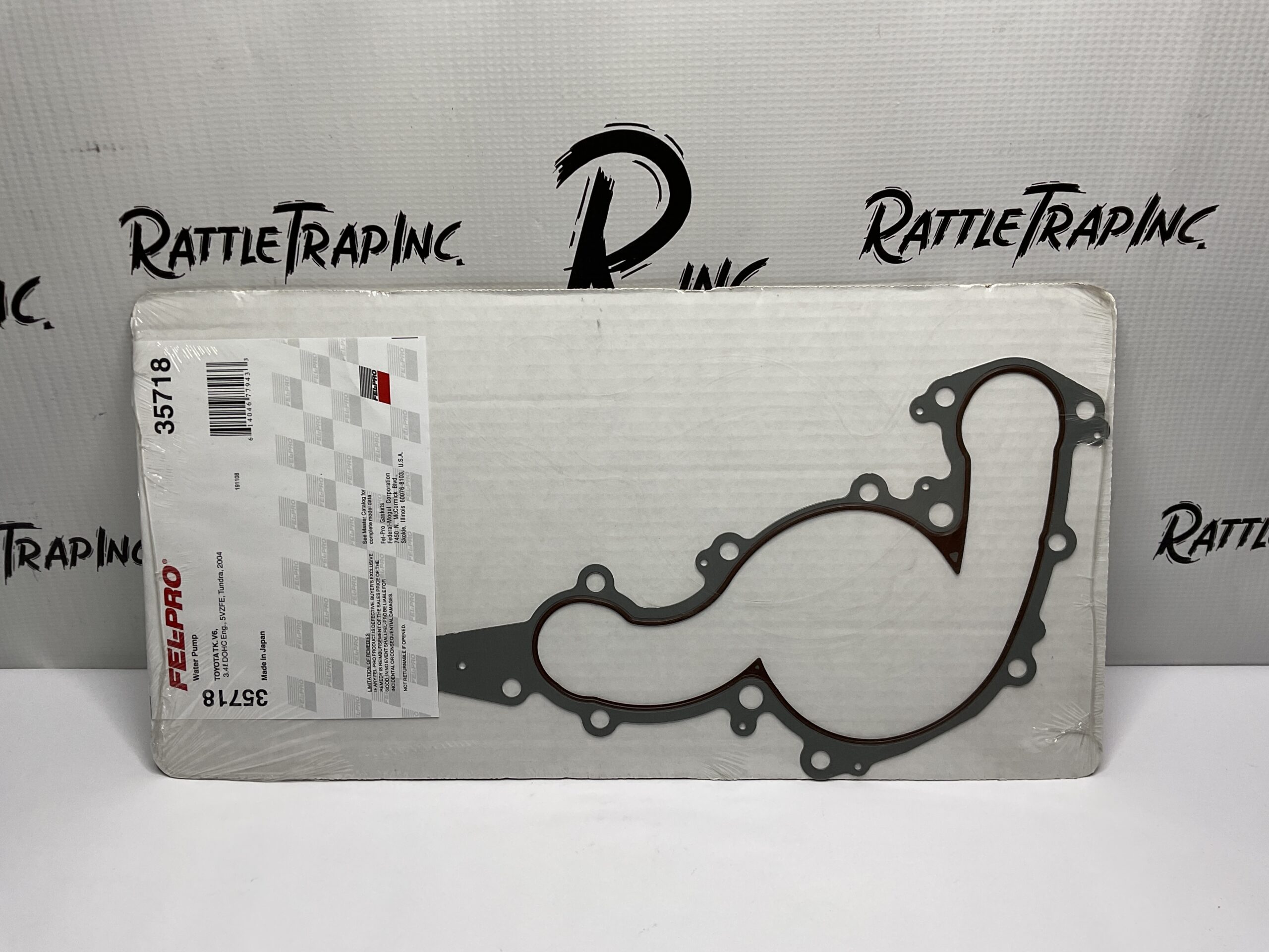 Fel-Pro Water Pump Gasket Toyota 3.4L Part No: 35718 “New, Stock No: 489”