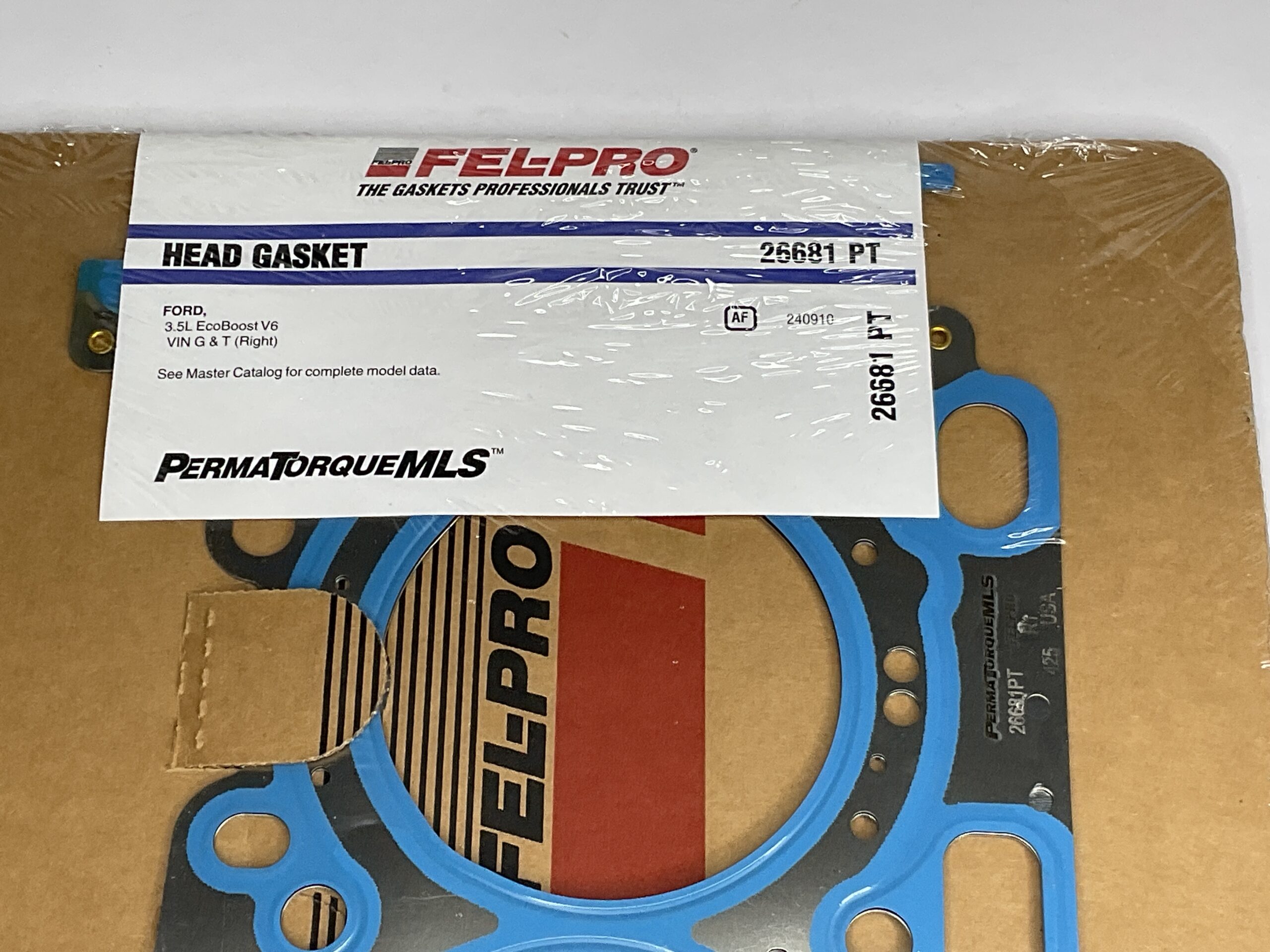 Fel-Pro Head Gasket Ford 3.5L Ecoboost V6 Part No: 26681 PT “New, Stock No: 494”