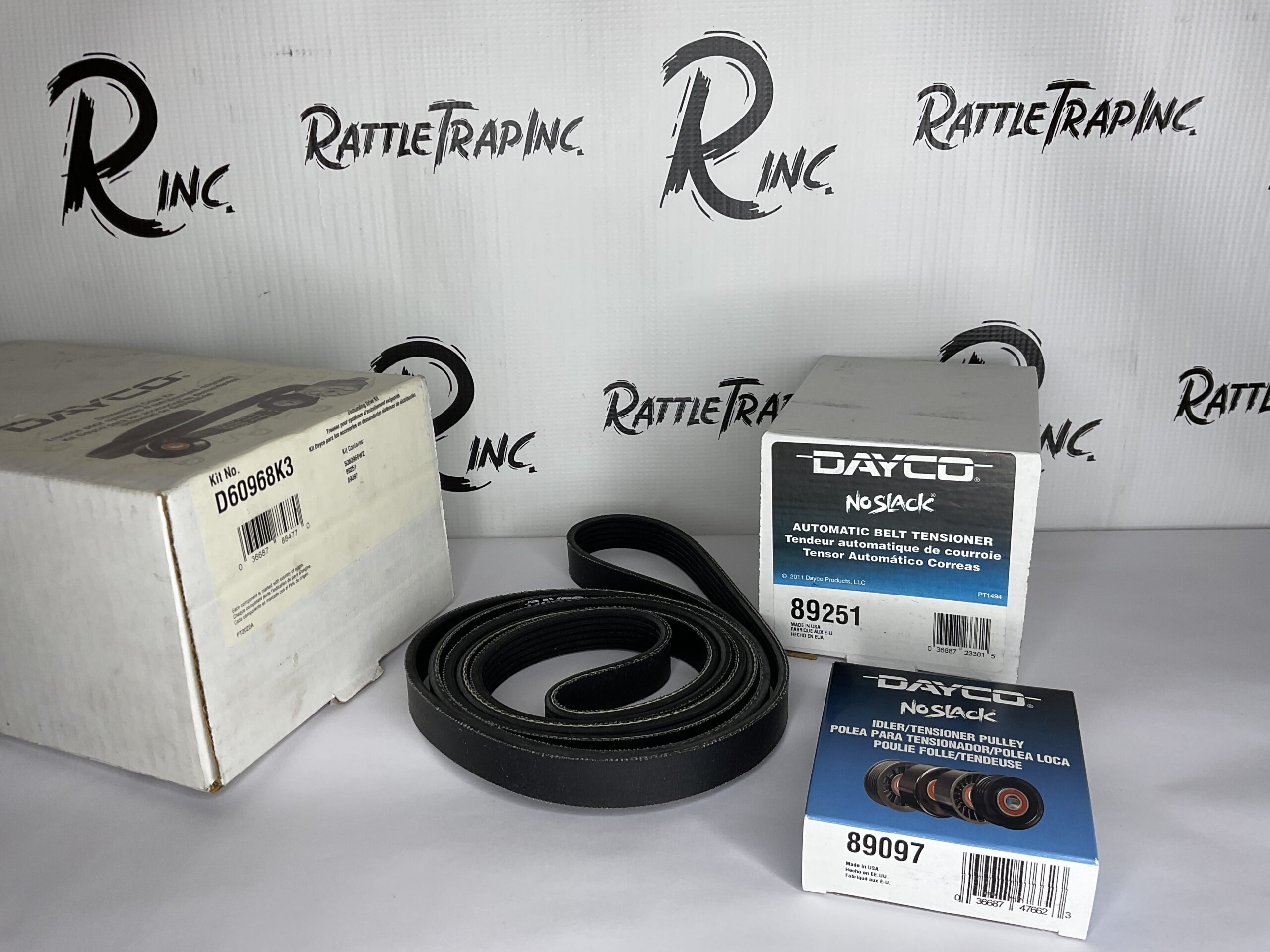 Dayco Serpentine Belt Drive Component Kit Part No: D60968K3 “New, Stock No: 503”