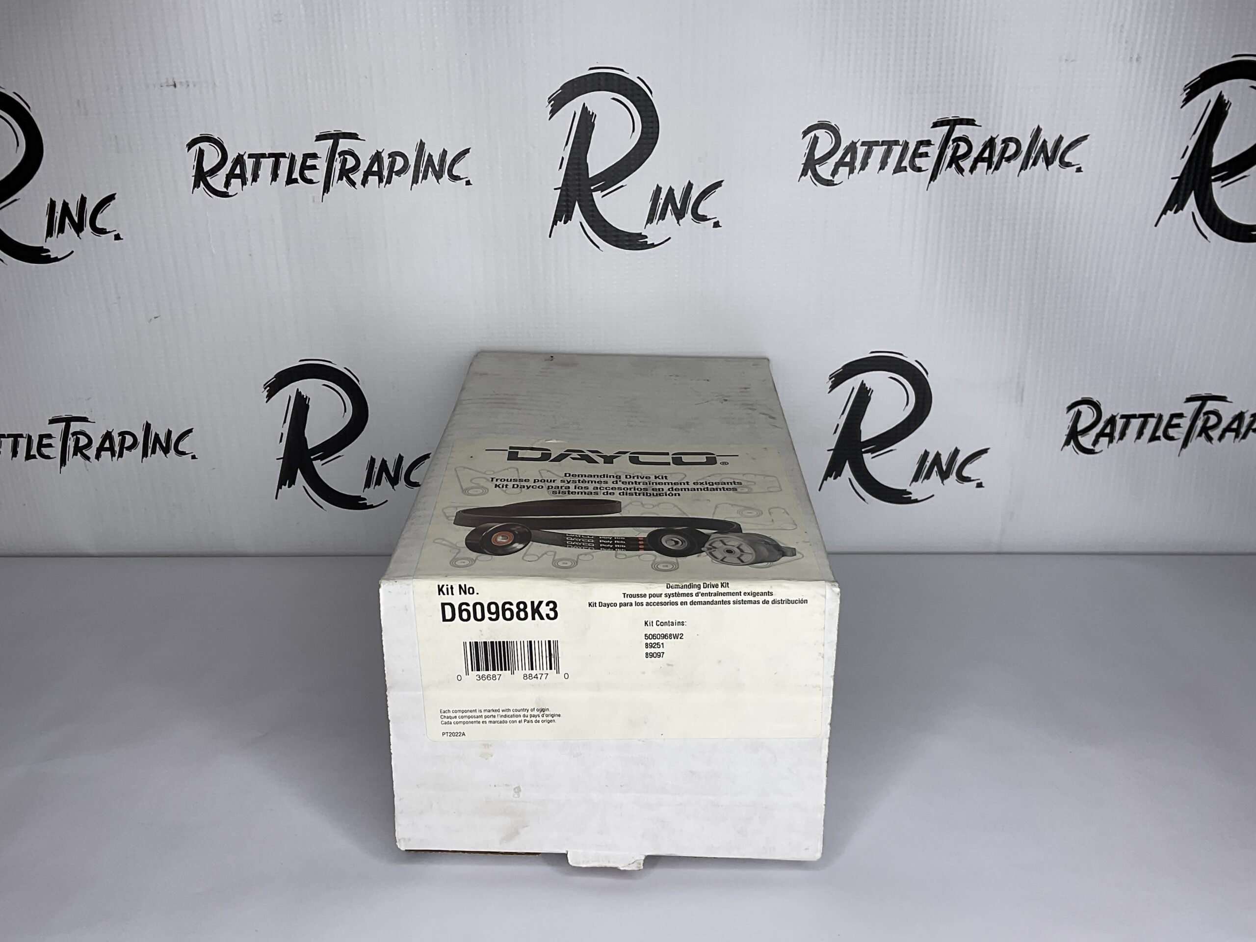 Dayco Serpentine Belt Drive Component Kit Part No: D60968K3 “New, Stock No: 503”