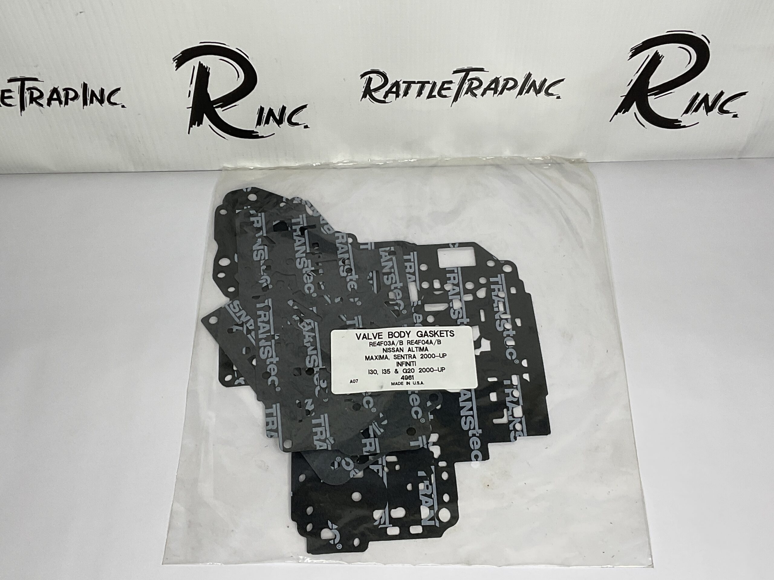 Transmission Valve Body Gaskets Nissan 2000-UP Part No: RE4F03A/B, RE4F04A/B “New, Stock No: 514”