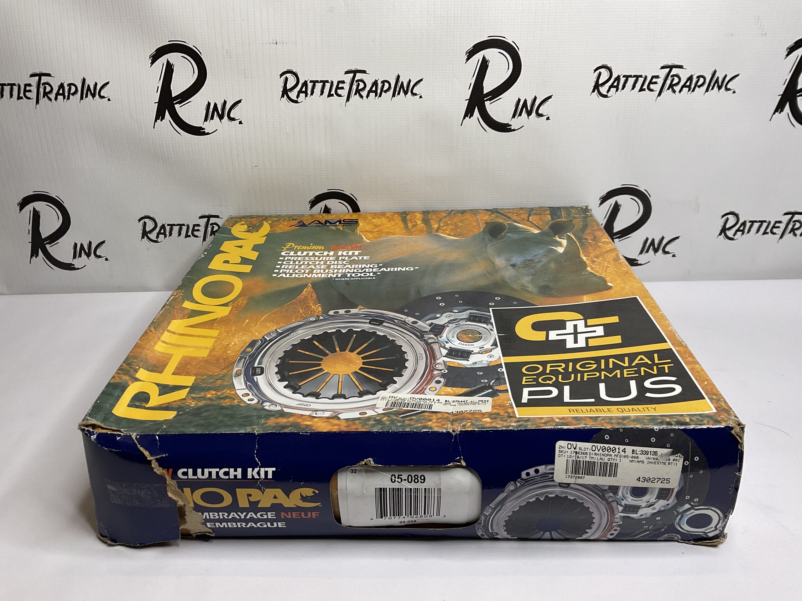 Rhino PAC Schaeffler LuK Clutch Kit 95-98 Dakota Part No: 05-089, 05-068 “New, Stock No: 451”