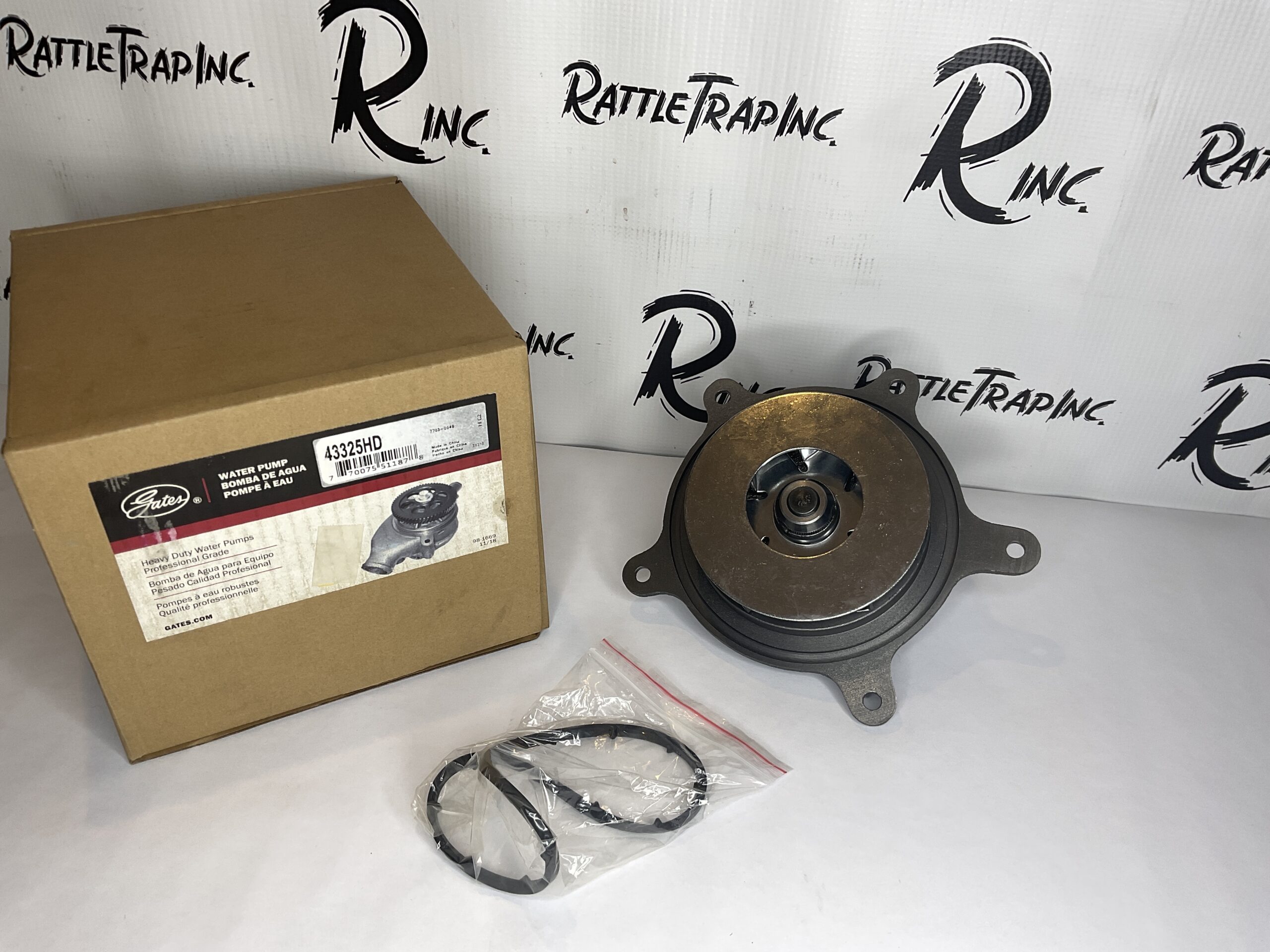 Gates Engine Water Pump International Part No: 43325HD “New, Stock No: 0559”