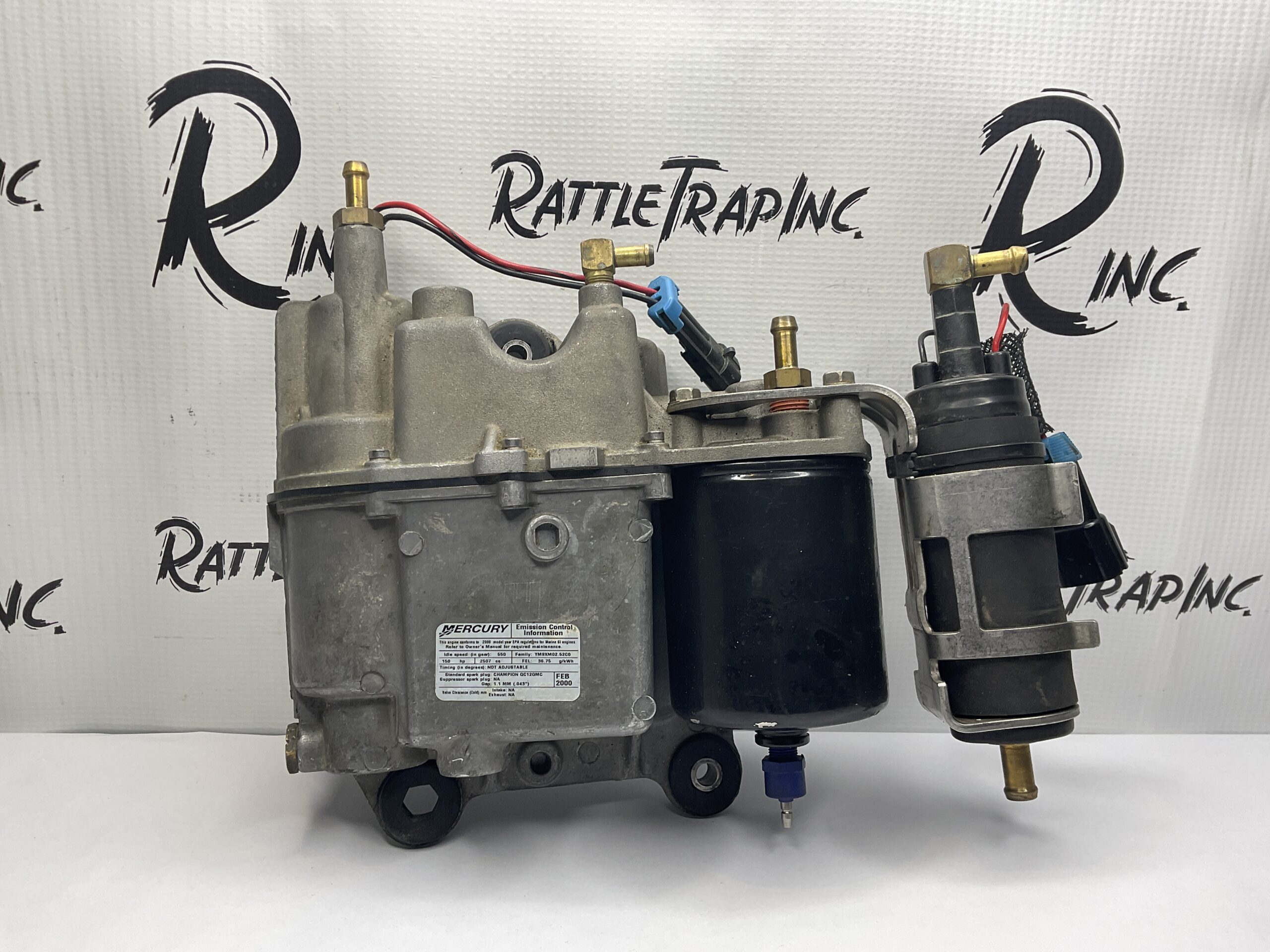 Mercury 150-175-200-225 HP Fuel Pump 850250-03 Vapor Separator 850249-C1 VST “Used, Stock No: 0563”