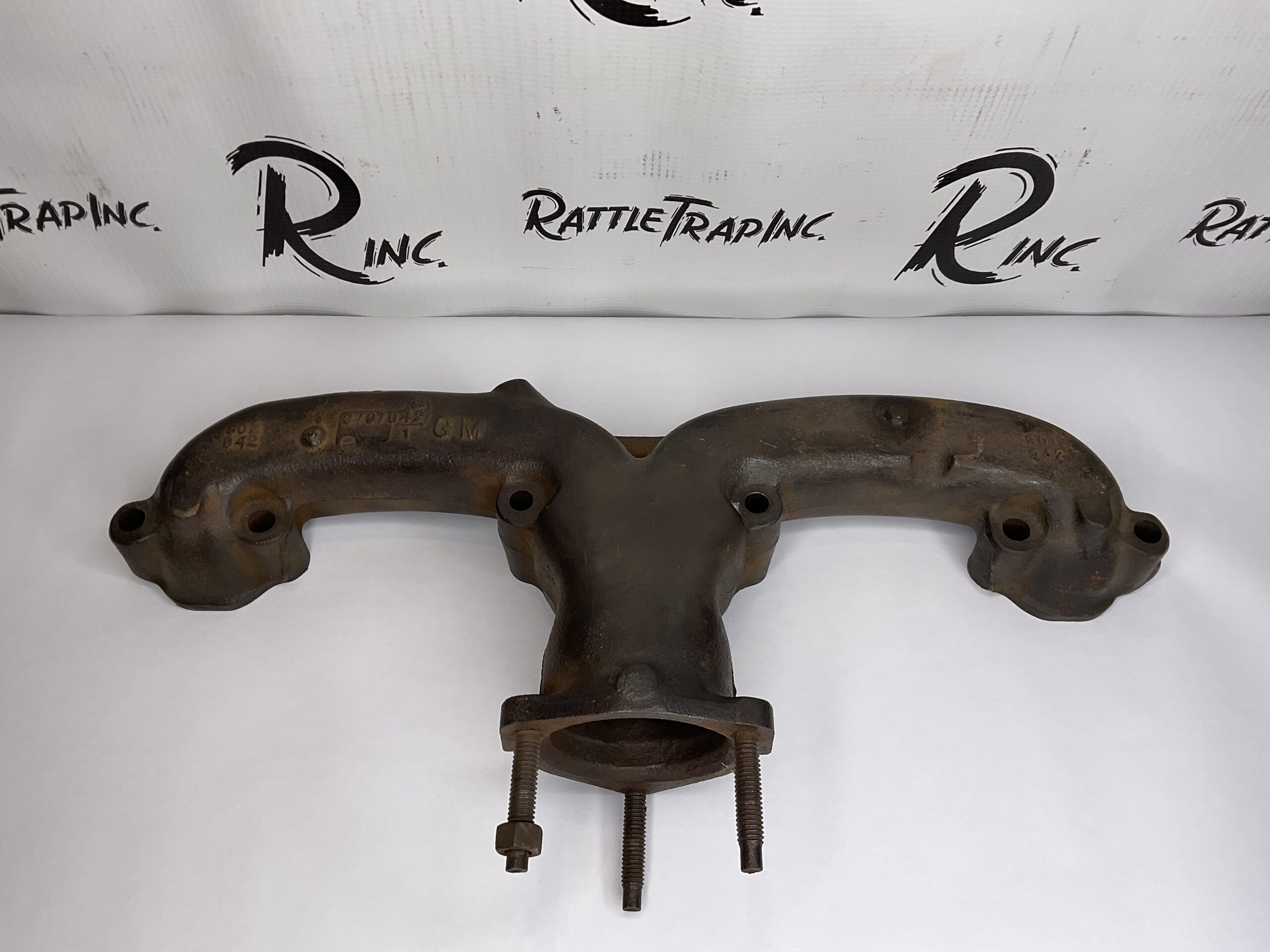 1962-1965 Chevrolet Corvette C2 Exhaust Manifold Fuel Injection Left Hand Part No: GM 3797942 “Used, Stock No: 0547”