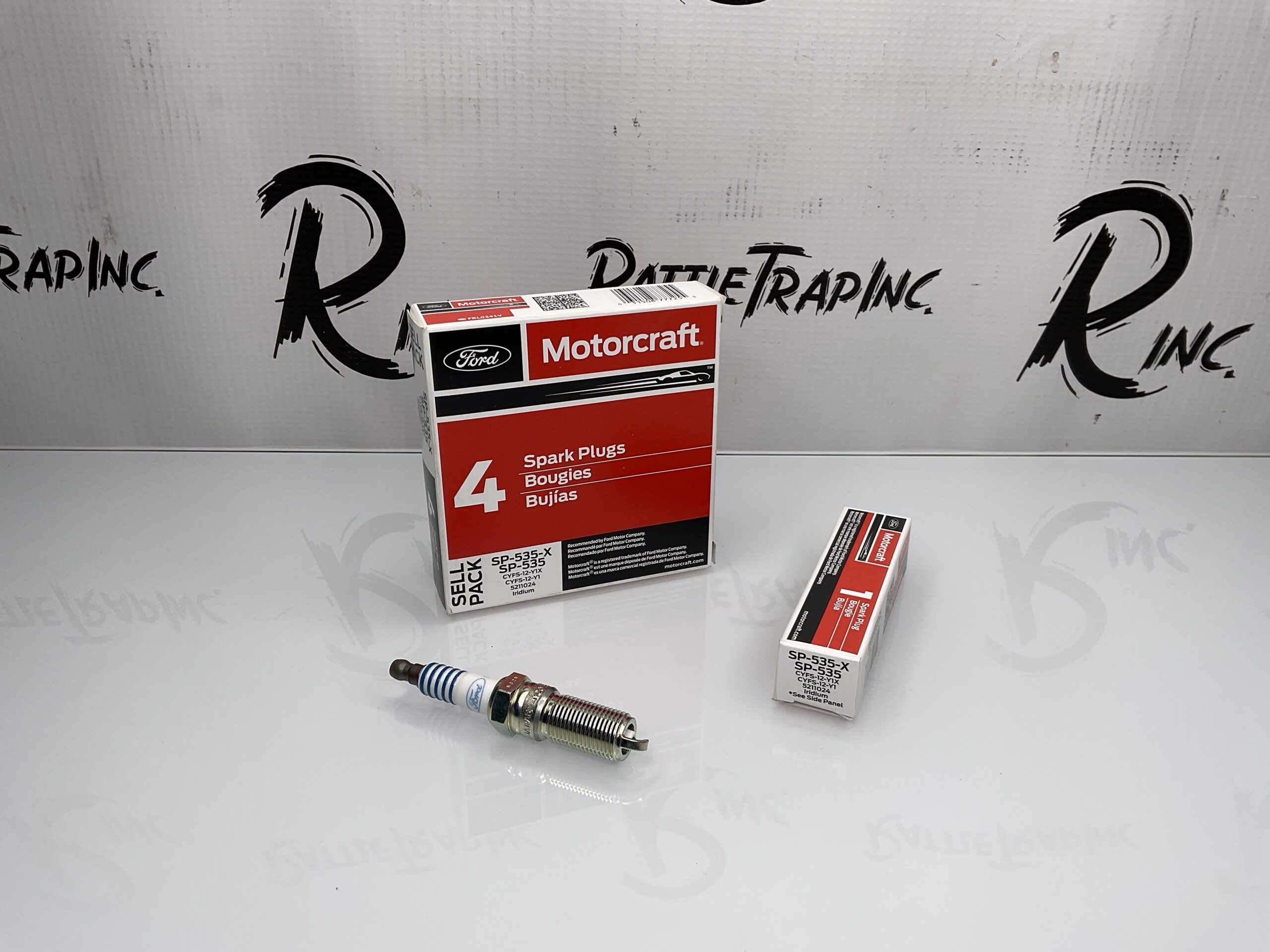 Ford Motorcraft Iridium Spark Plugs Part No: SP-535-X “New, Stock No: 0664”