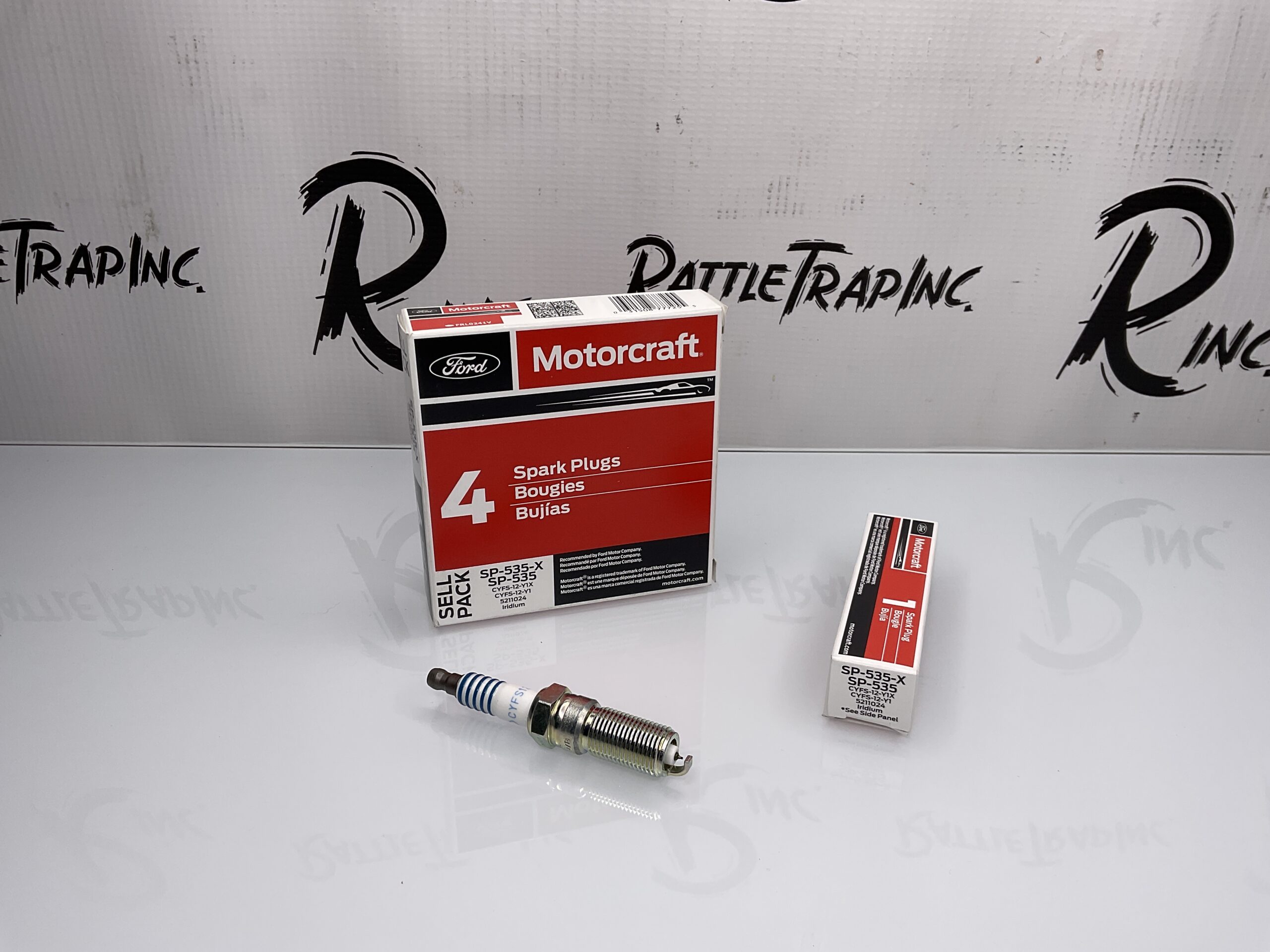 Ford Motorcraft Iridium Spark Plugs Part No: SP-535-X “New, Stock No: 0664”