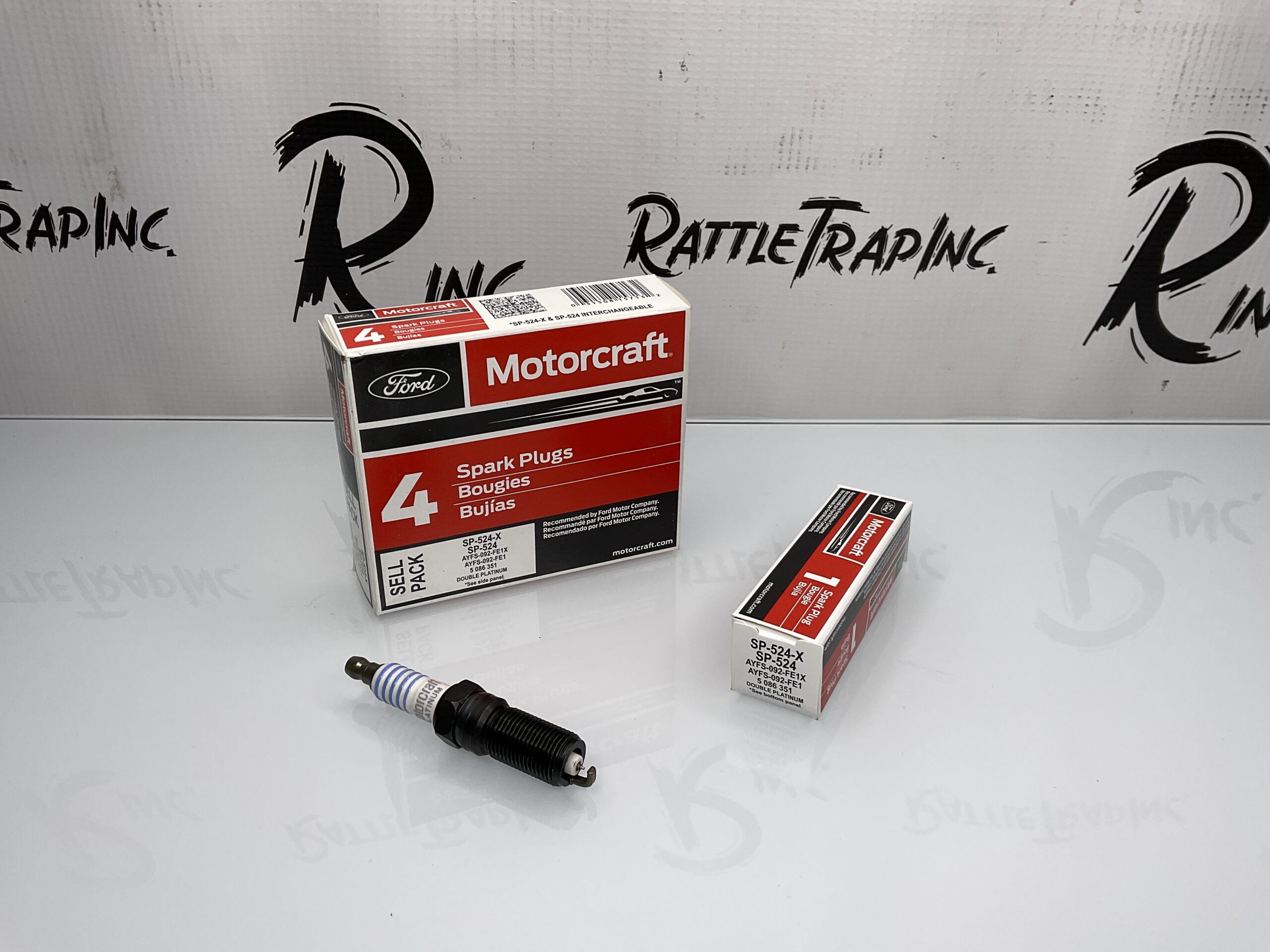 Ford Motorcraft Double Platinum Spark Plug Part No: SP-524-X “New, Stock No: 0665”