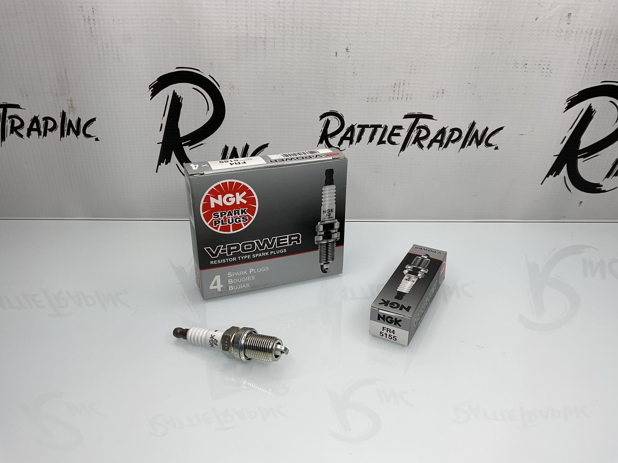 NGK V-Power Spark Plug Part No: FR4, 5155 “New, Stock No: 0682”