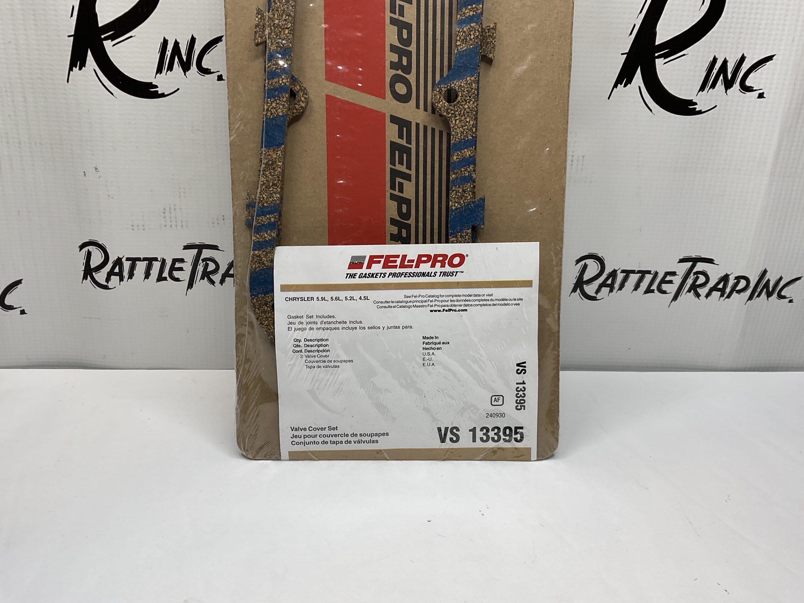 Fel-Pro Valve Cover Gaskets Part No: VS 13395 “New, Stock No: 0589”