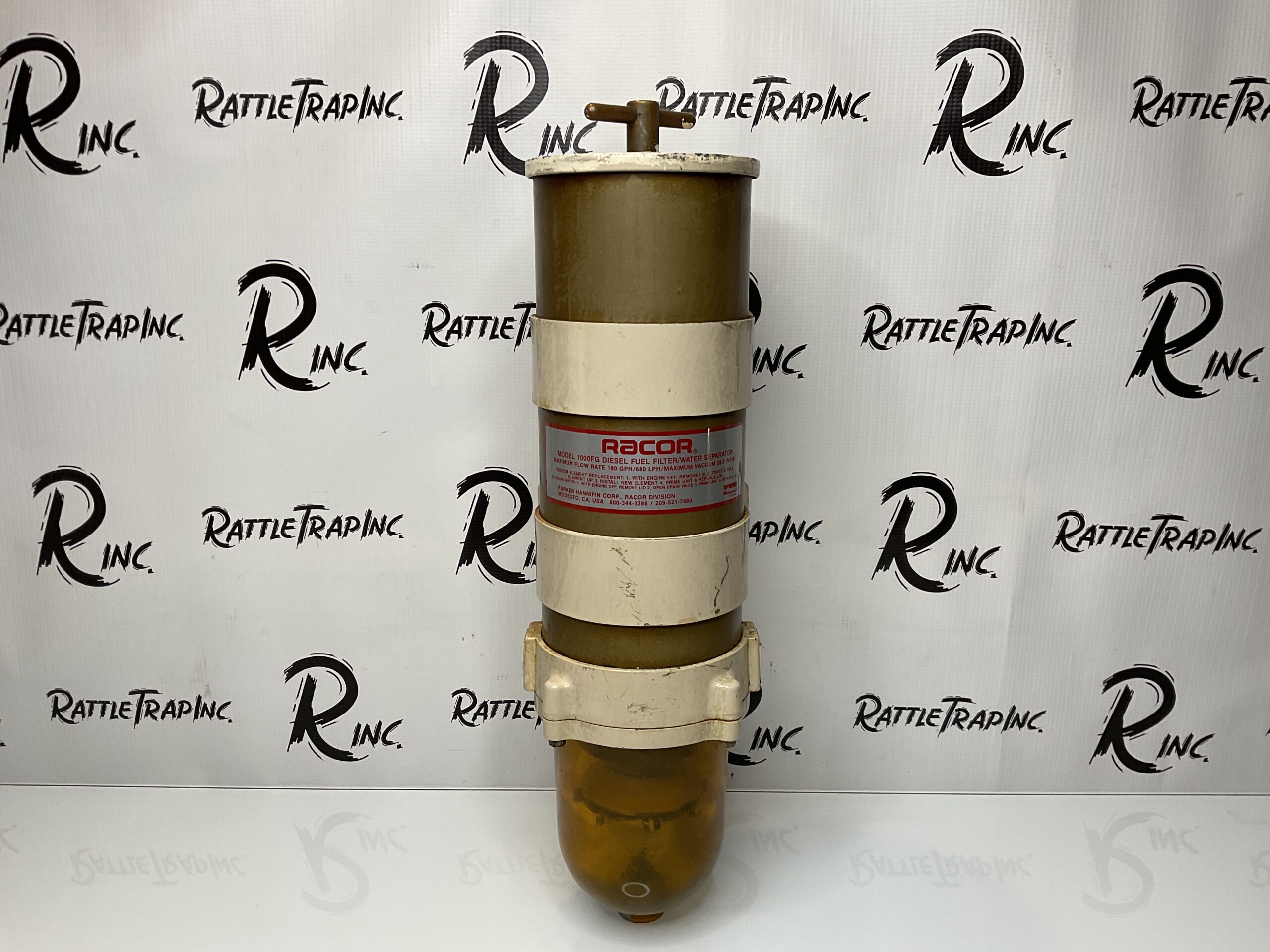 RACOR 1000FG Fuel Filter/Water Separator “Used, Stock No: 0724”