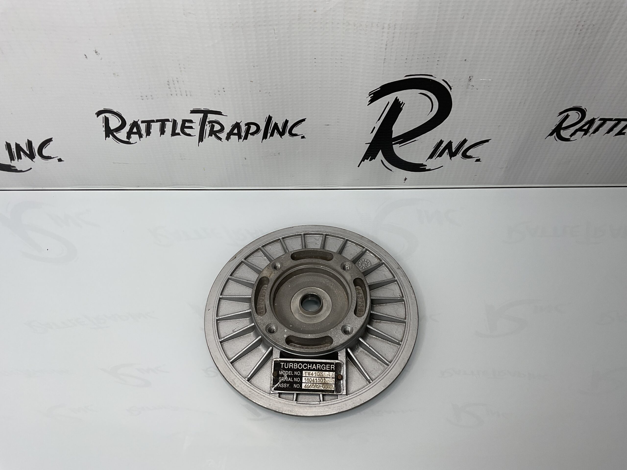 T04e T3/T4 Turbo Charger Compressor Wheel Housing Backing Plate Part No: 442738-11 “Used, Stock No: 0725”