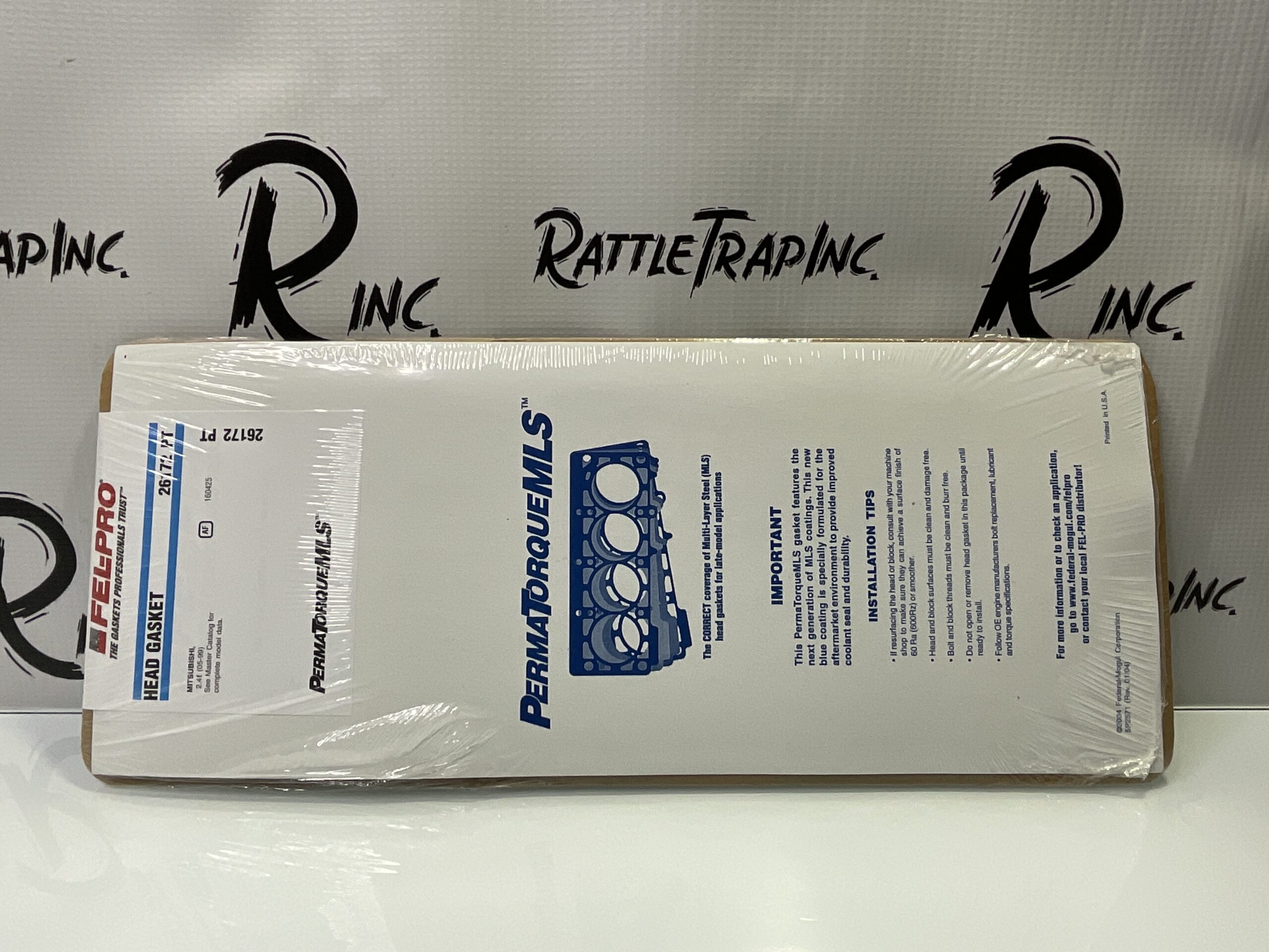 Fel-Pro Head Gasket Mitsubishi 2.4L Part No: 26172 PT “New, Stock No: 0729”