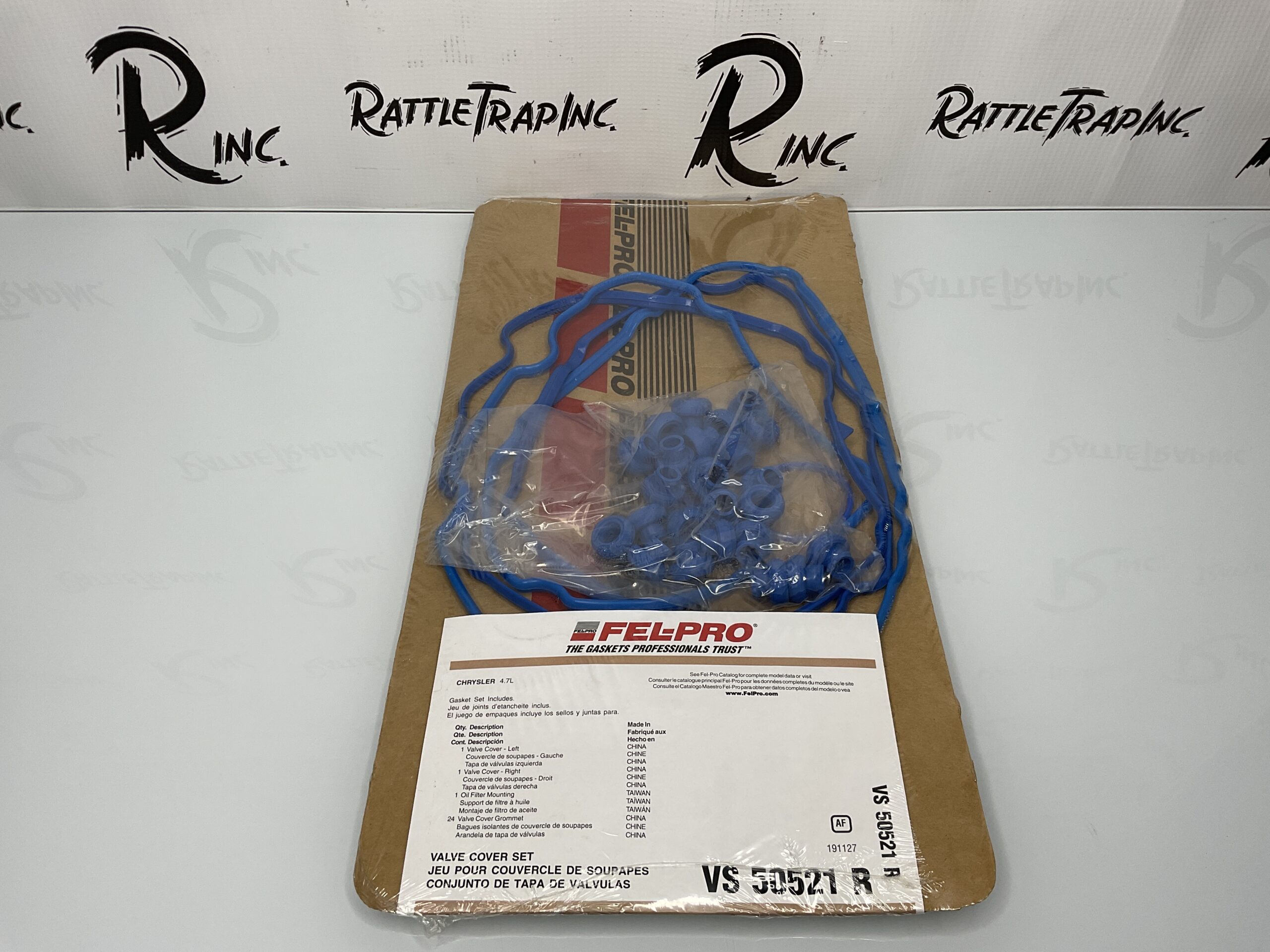Fel-Pro Chrysler 4.7L Valve Cover Set Part No: VS 50521 R (New, Stock No: 0733)