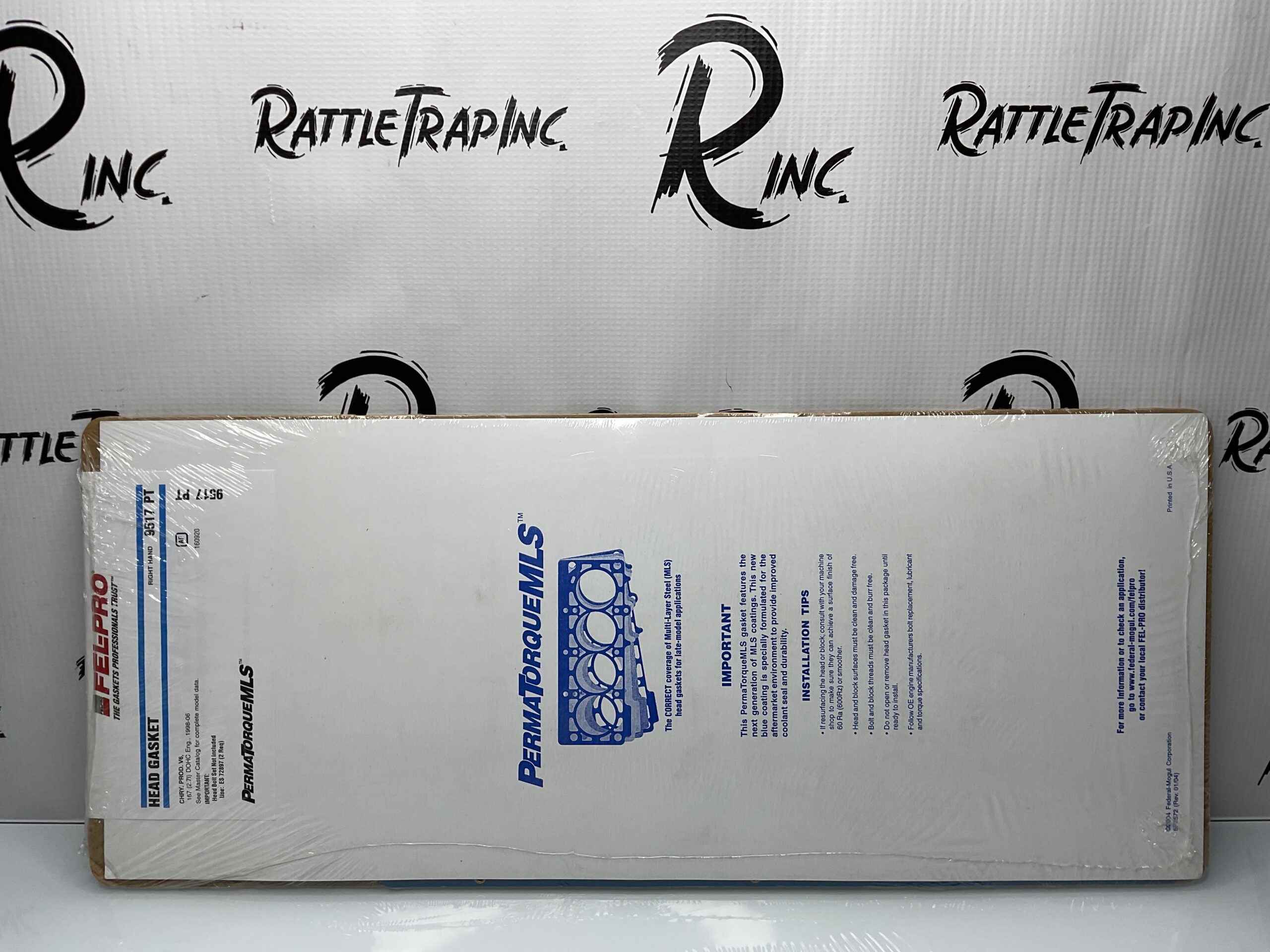 Fel-Pro Chrysler 2.7L 1998-2006 Cylinder Head Gasket Part No: 9517 PT (New, Stock No: 0751)