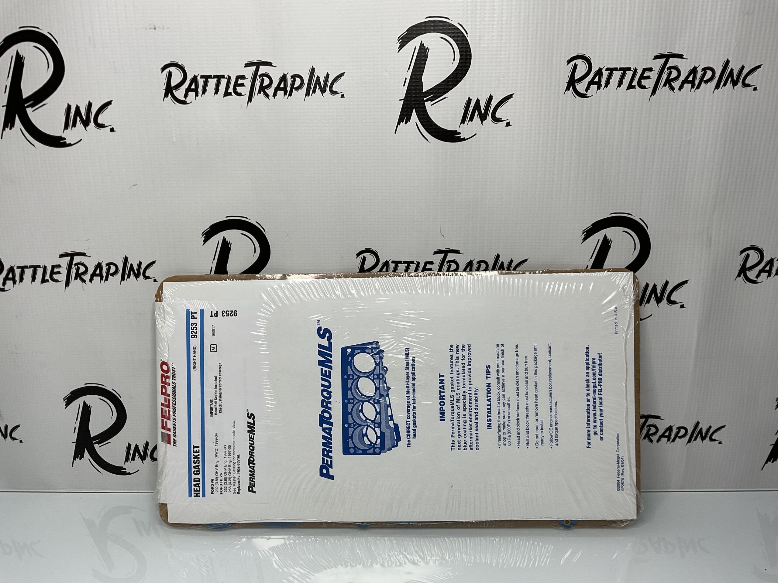 Fel-Pro Ford V6 3.8L, 4.2L Head Gasket Part No: 9253 PT (New, Stock No: 0752)