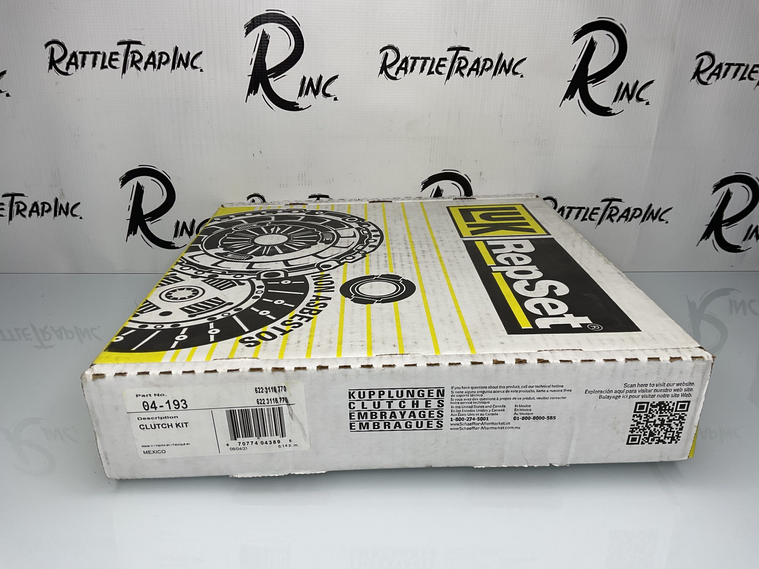 LUK RepSet Clutch Kit Part No: 04-193 Fits: 2000-2002 Saturn 1.9L (New, Stock No: 0770)