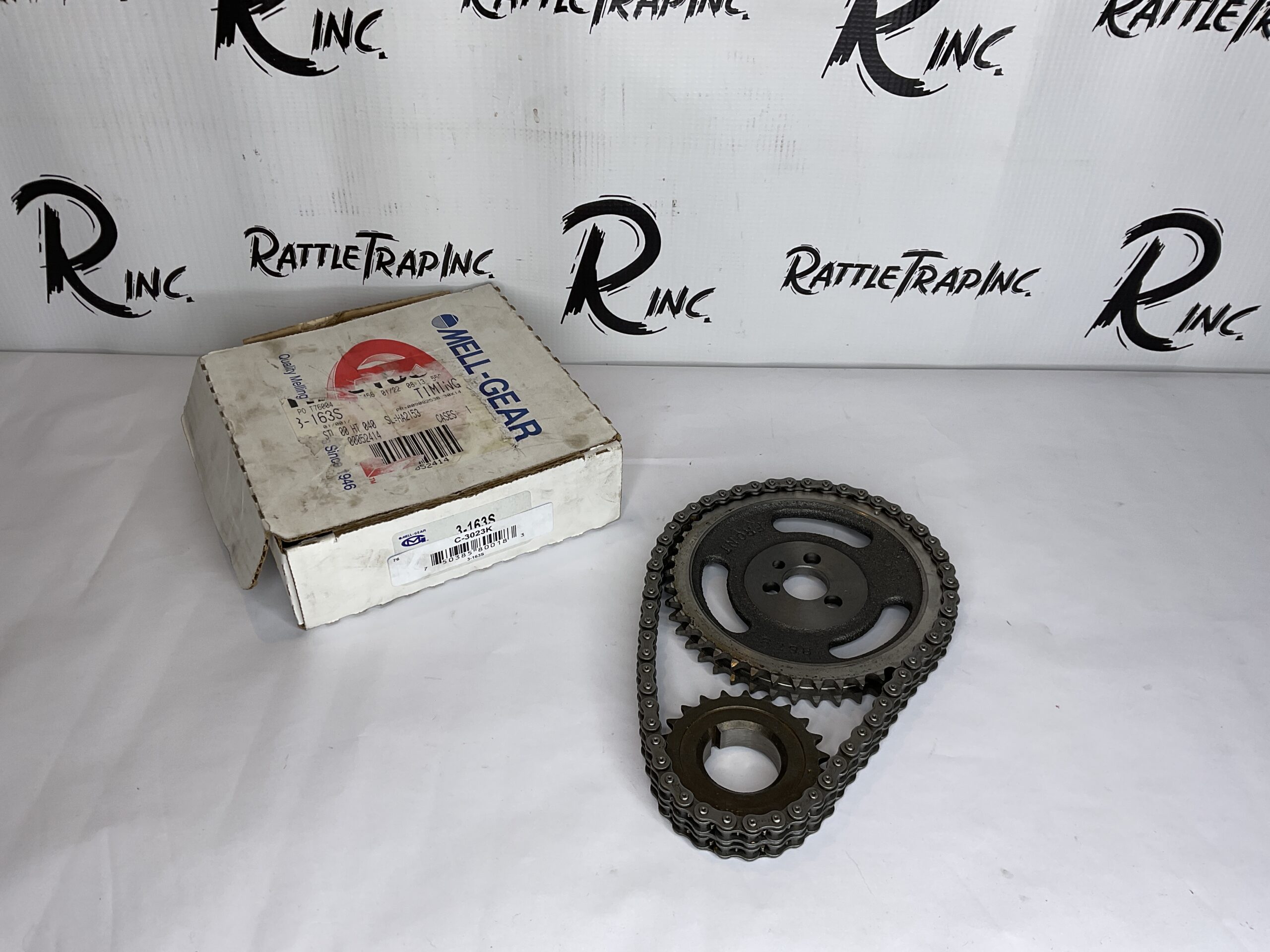 Mell-Gear Cloyes Heavy Duty Timing Set Iron Billet Chevy V6/V8 Part No: C-3023K “Used, Stock No: 0593”