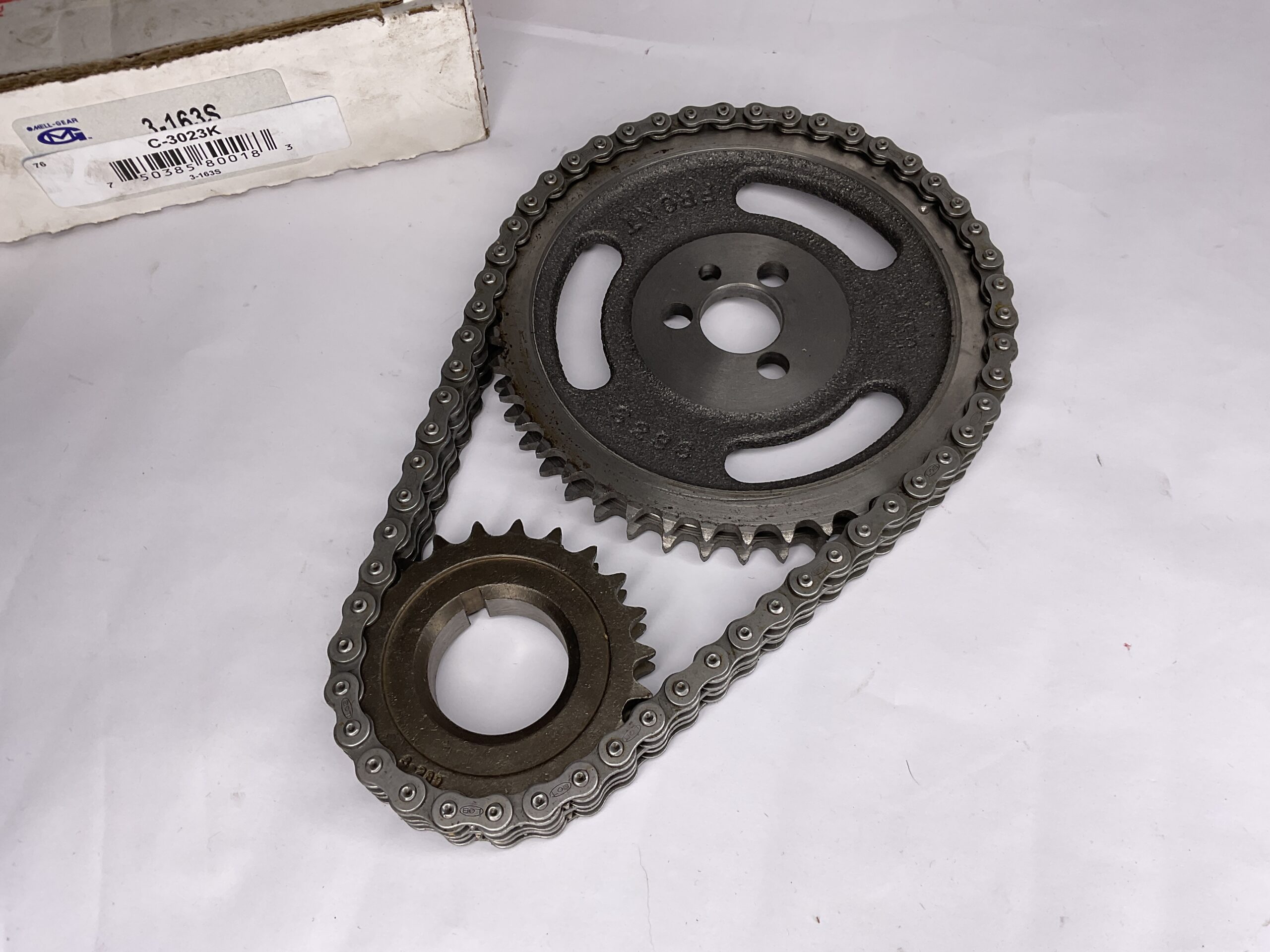 Mell-Gear Cloyes Heavy Duty Timing Set Iron Billet Chevy V6/V8 Part No: C-3023K “Used, Stock No: 0593”