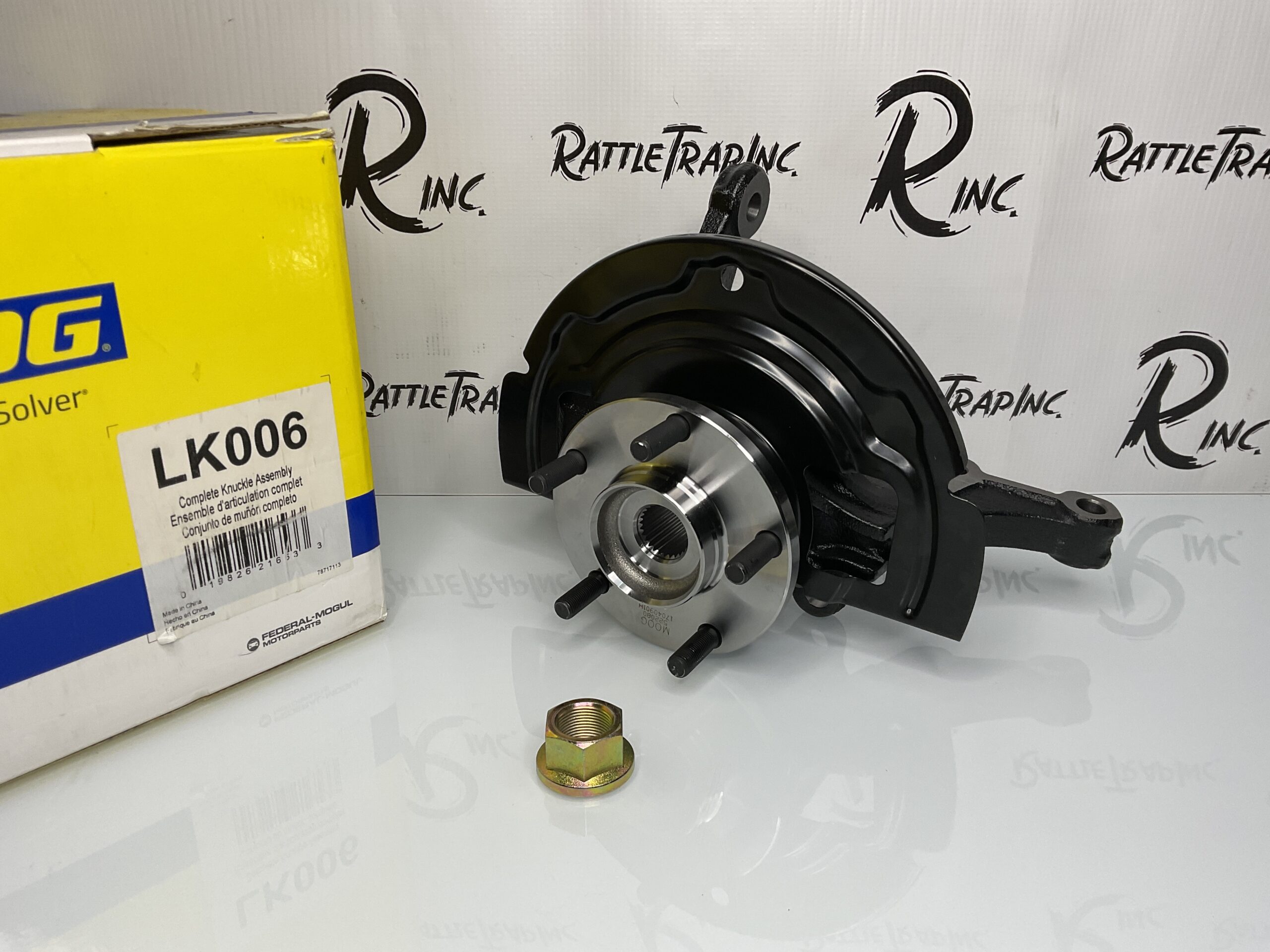 Moog pre-assembled front right (passenger side) steering knuckle assembly Nissan Altima Part No: LK006 (New, Stock No: 0790)