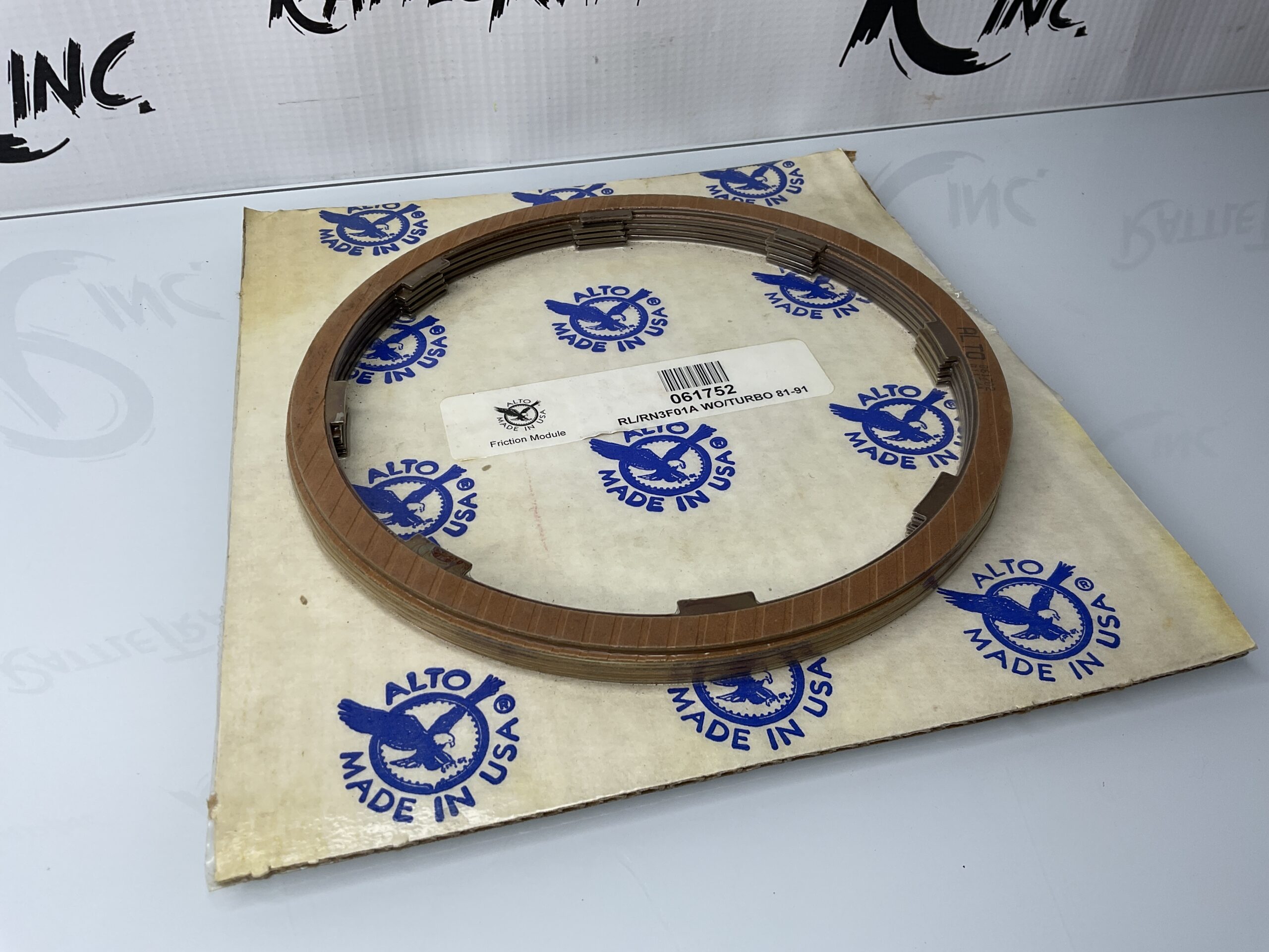 Alto RL3F01A RN3F01A Friction Module 1981-1991 Allomatic FRMNISSN17 Part No: 061752 (NOS, Stock No: 0824)