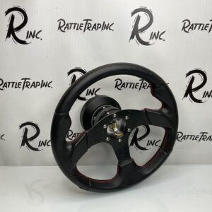 NRG Innovations Steering Wheel and Quick Release (Used, Stock No: 0834)