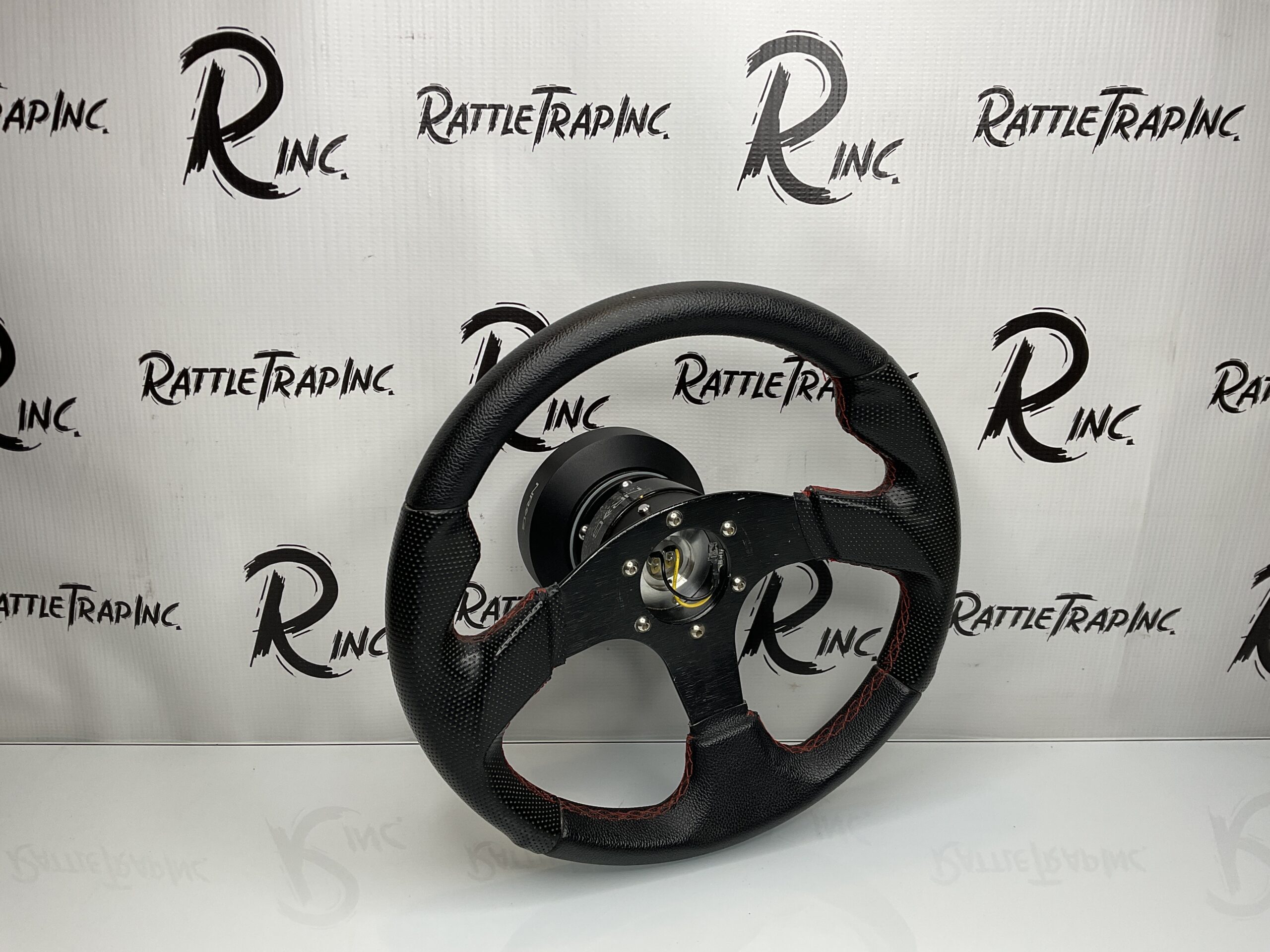 NRG Innovations Steering Wheel and Quick Release (Used, Stock No: 0834)