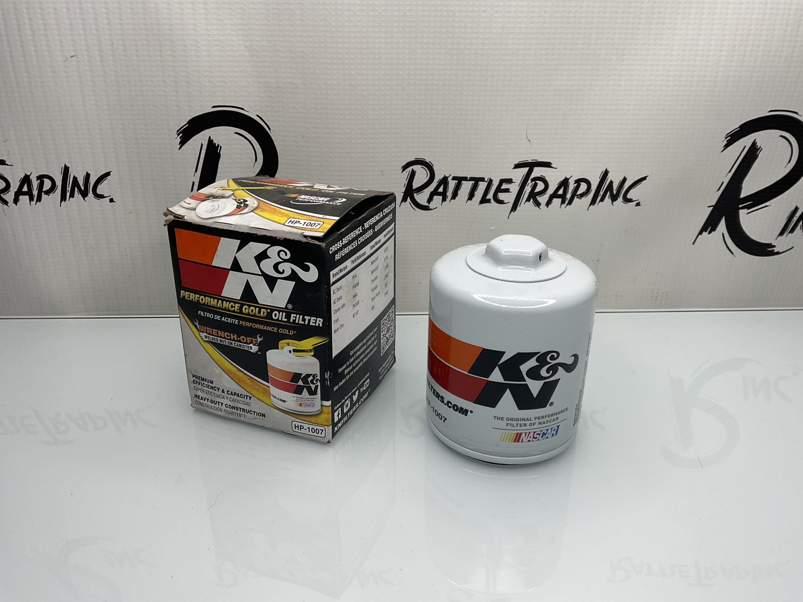 K&N Oil Filter HP-1007 (New, Stock No: 0845)