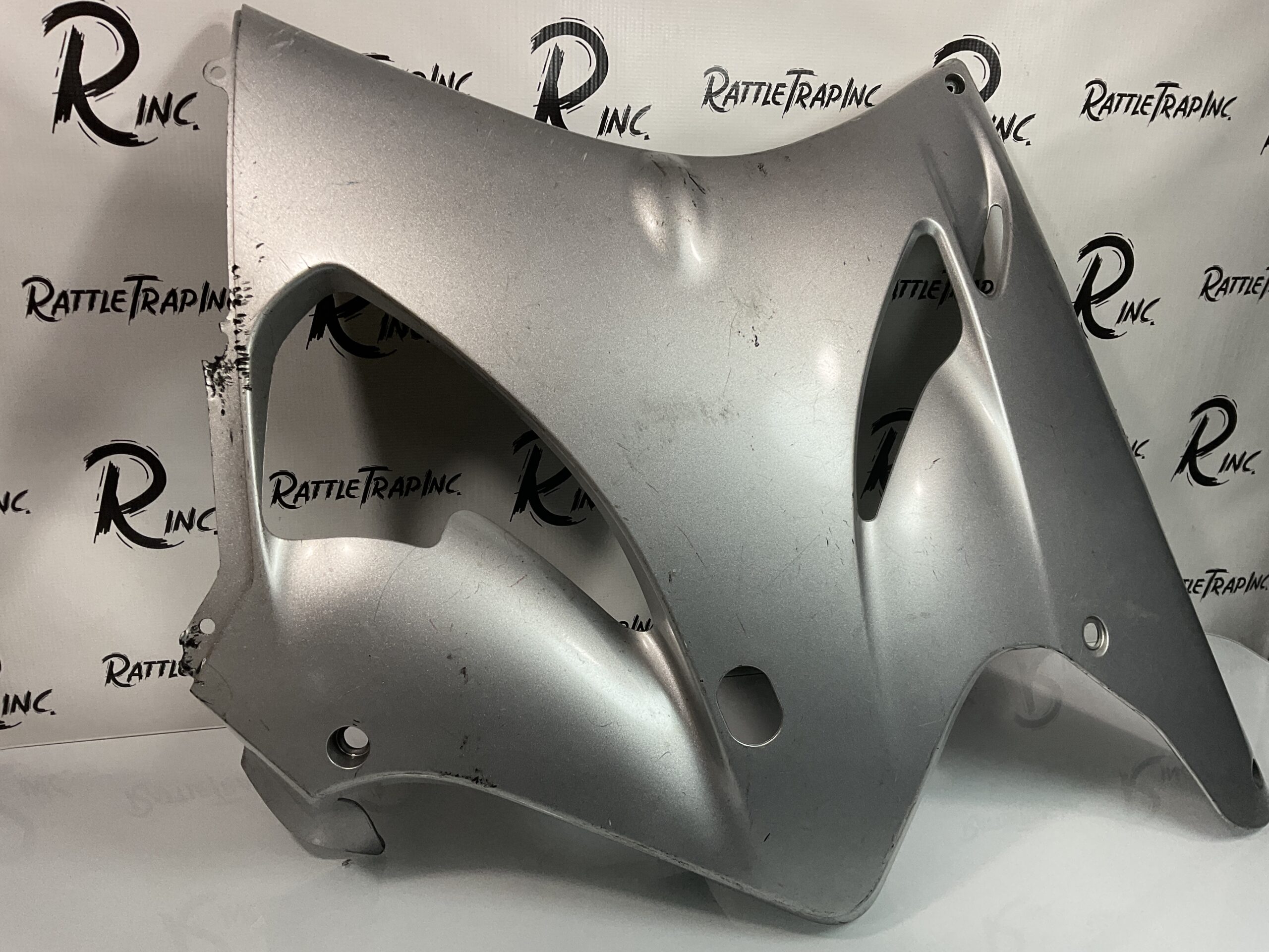 Kawasaki ZZR1200 2005 Genuine Gray Left Faring Cowling OEM 55028-1448 (Used, Stock No: 0908)