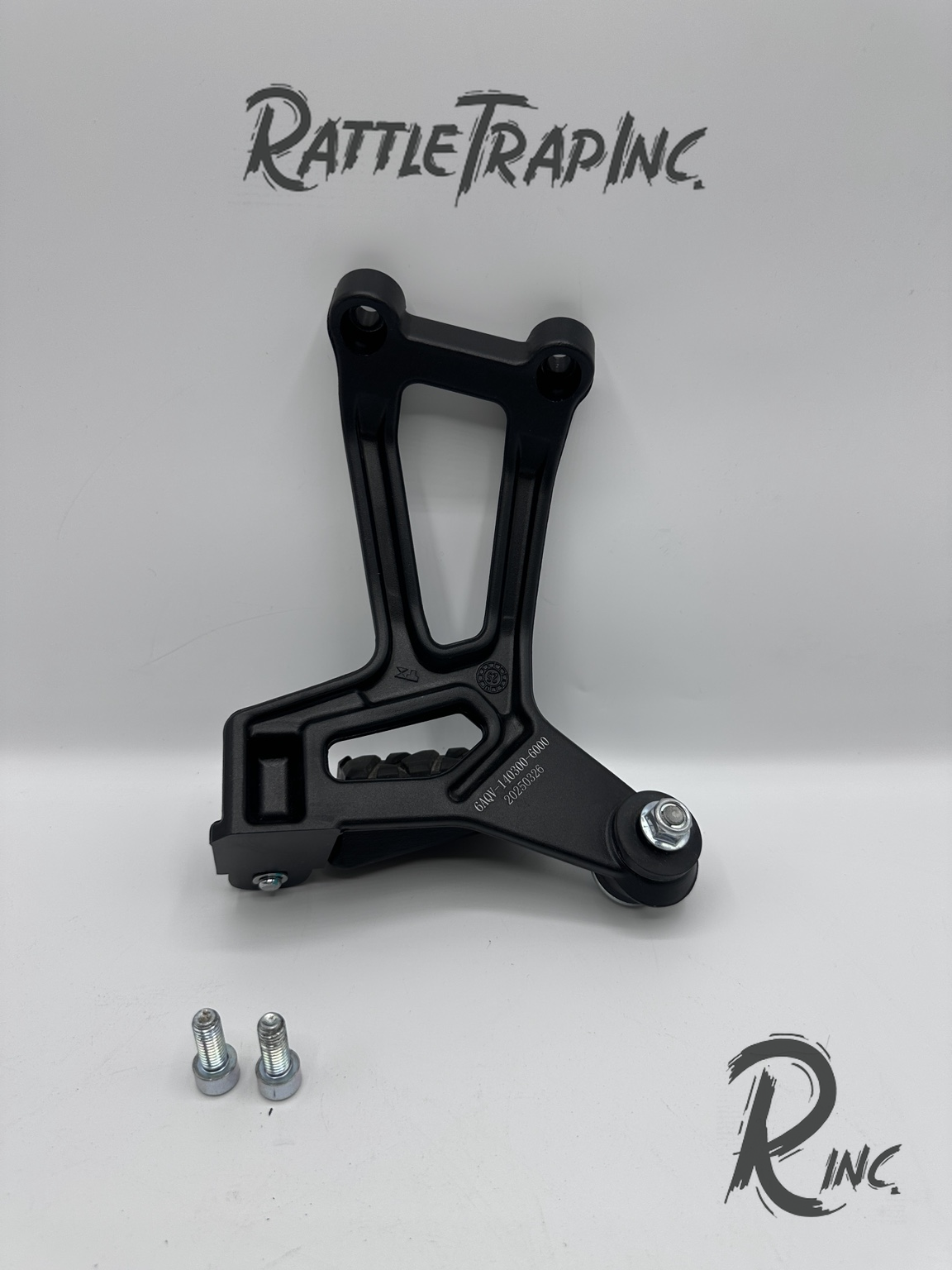 2025 CFMOTO Ibex 450 Right Passenger Footpeg & Bracket Assembly OEM 6AQV-140300-6000 (Used, Stock No: 0986-B04)
