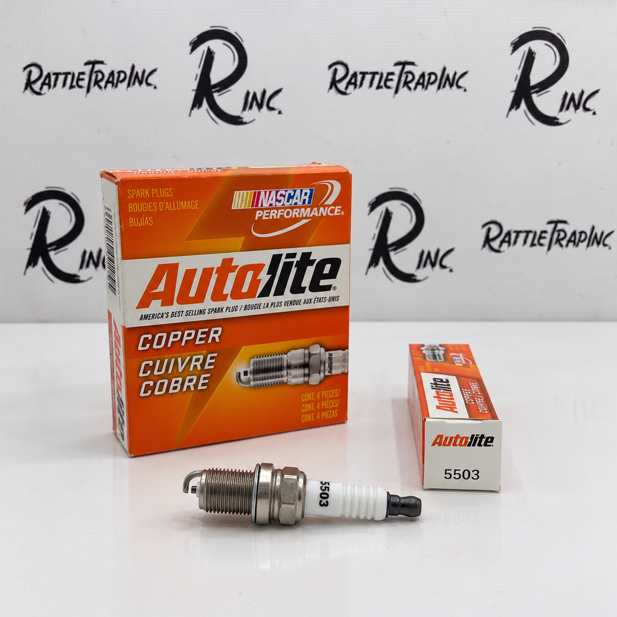 Autolite Copper Resistor Spark Plug Part No: 5503 (New, Stock No: 1009-B01)