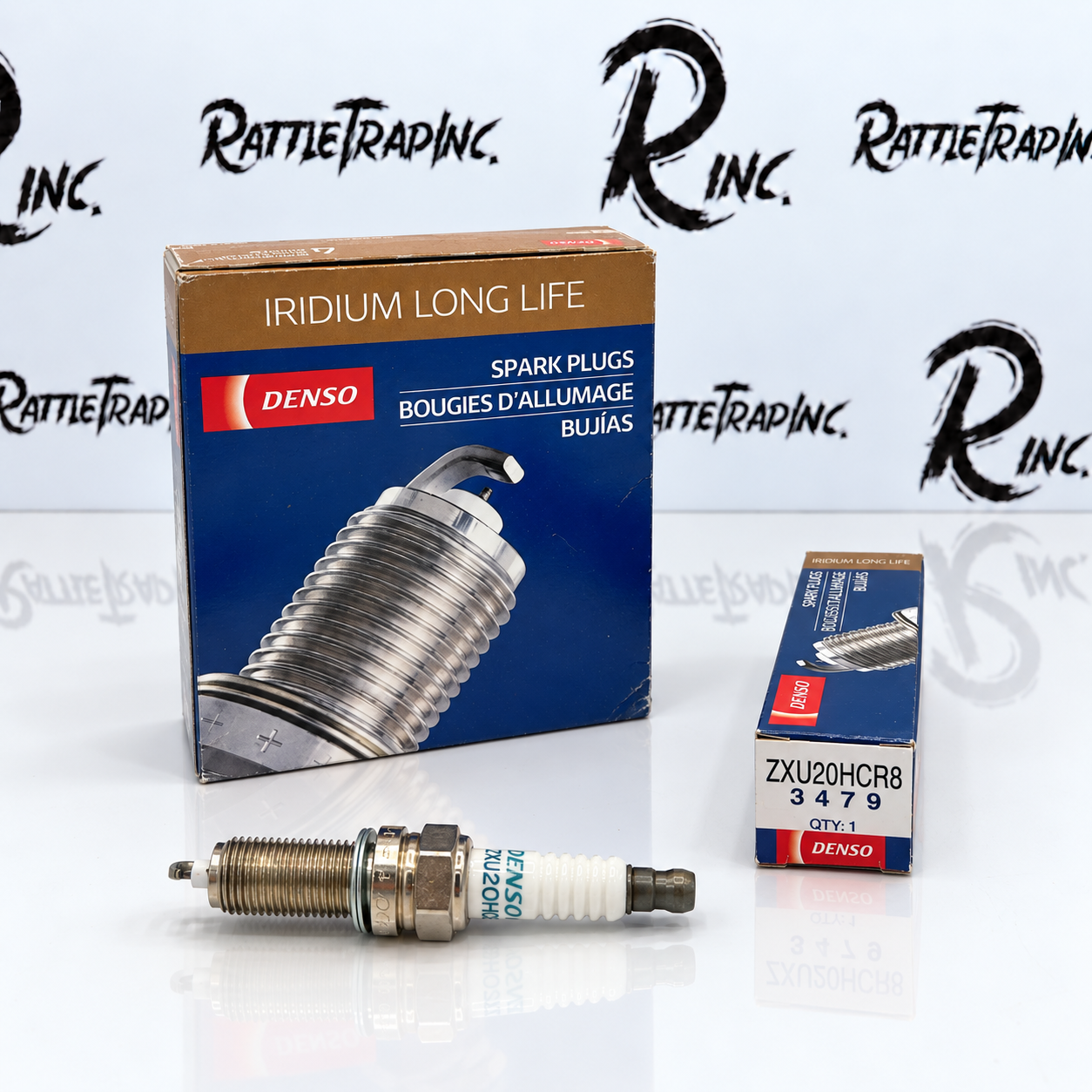 Denso Iridium Long Life Spark Plug Part No: ZXU20HCR8 3479 (New, Stock No: 0974-B01)