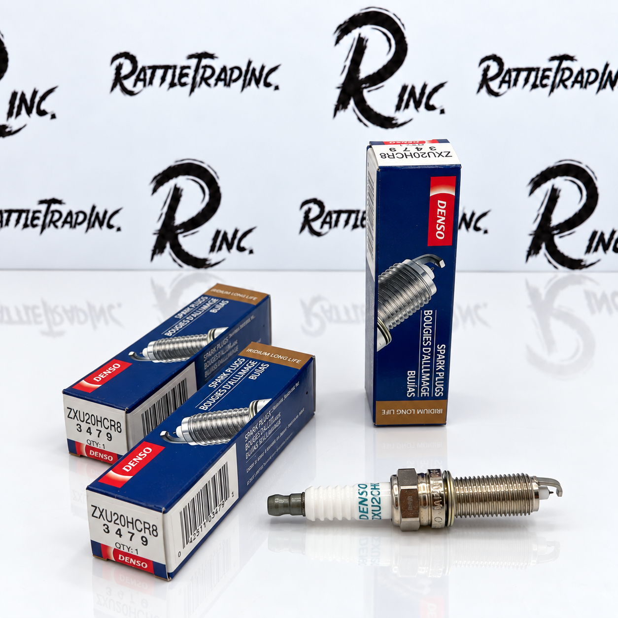 Denso Iridium Long Life Spark Plug Part No: ZXU20HCR8 3479 (New, Stock No: 0974-B01)